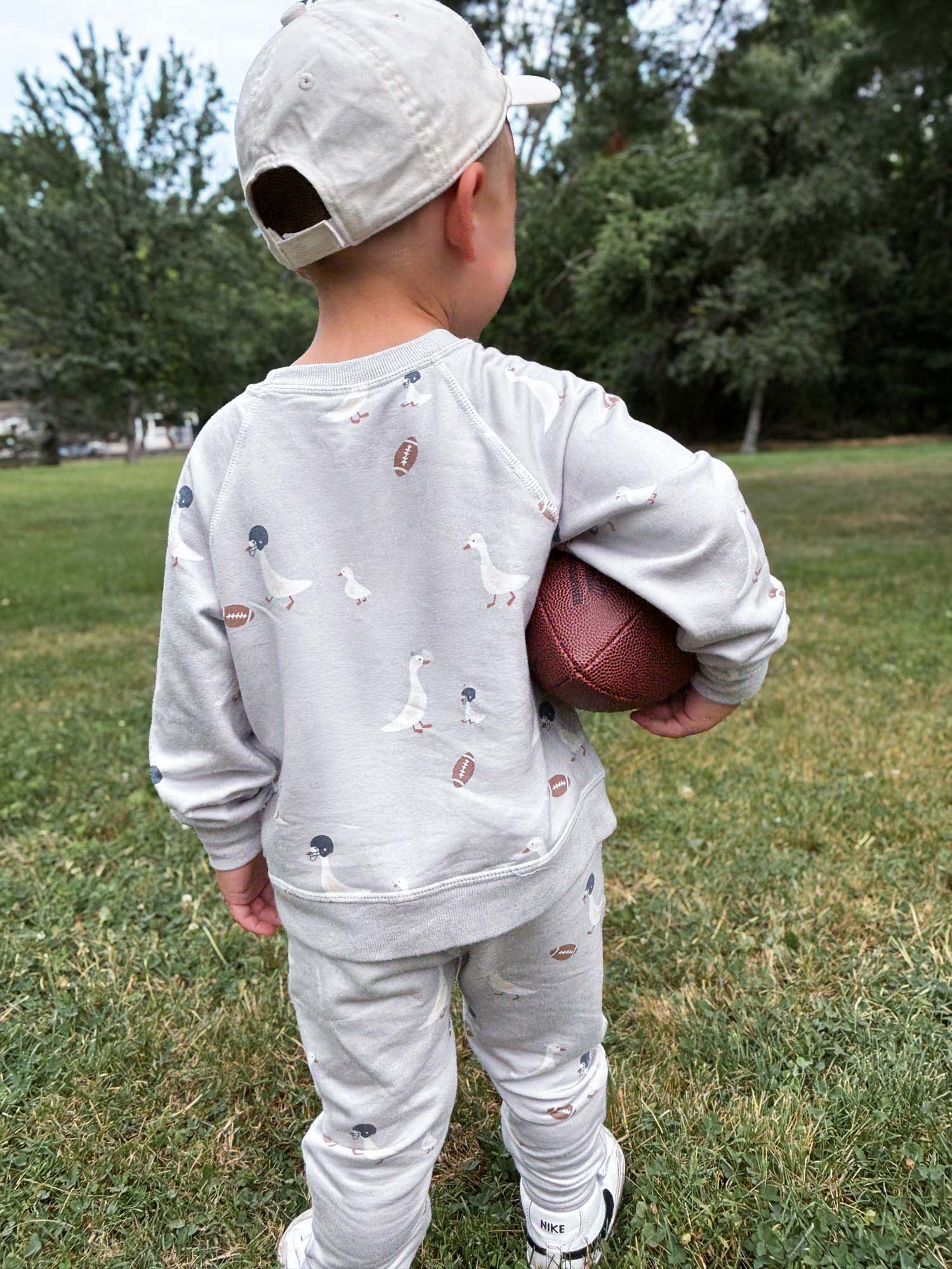 Fleece Sweatsuit - Football Goose