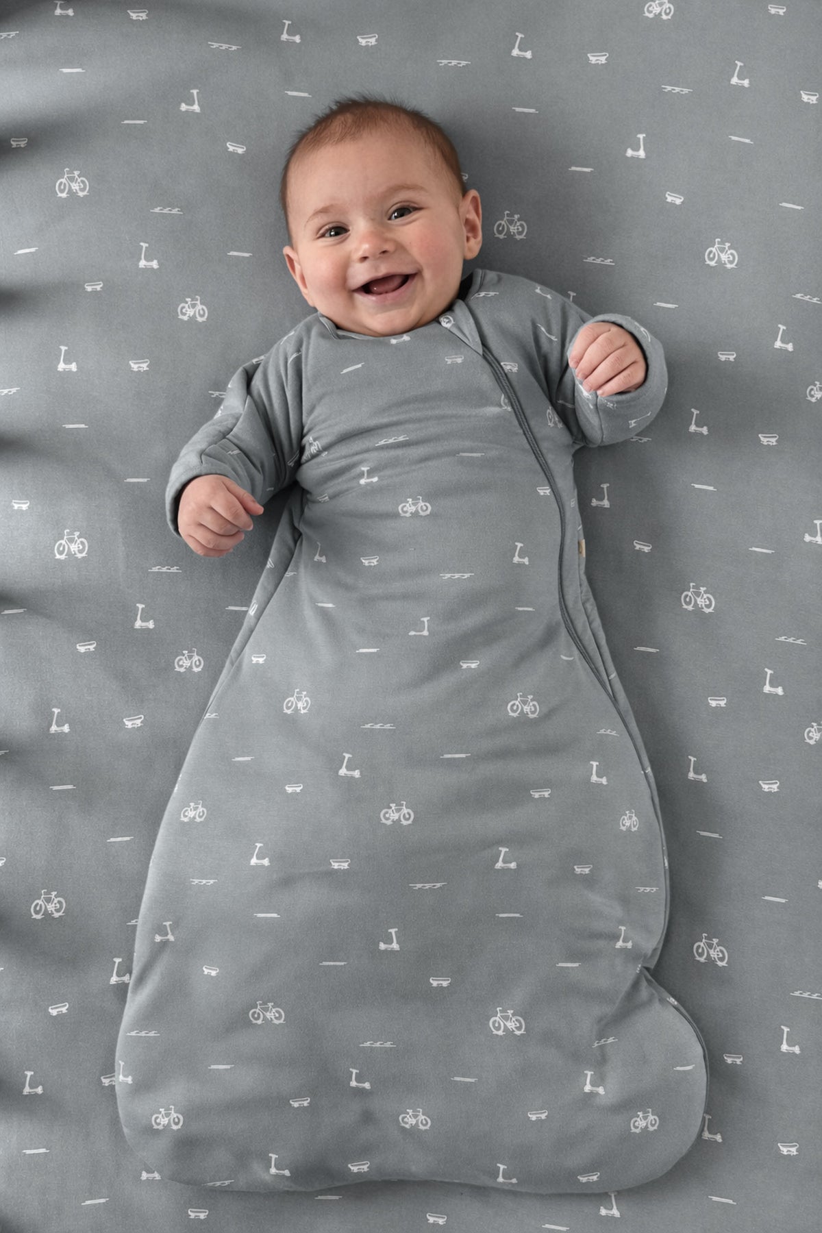 Long Sleeve Transitional Swaddle Sack - Dash / 1.0 TOG