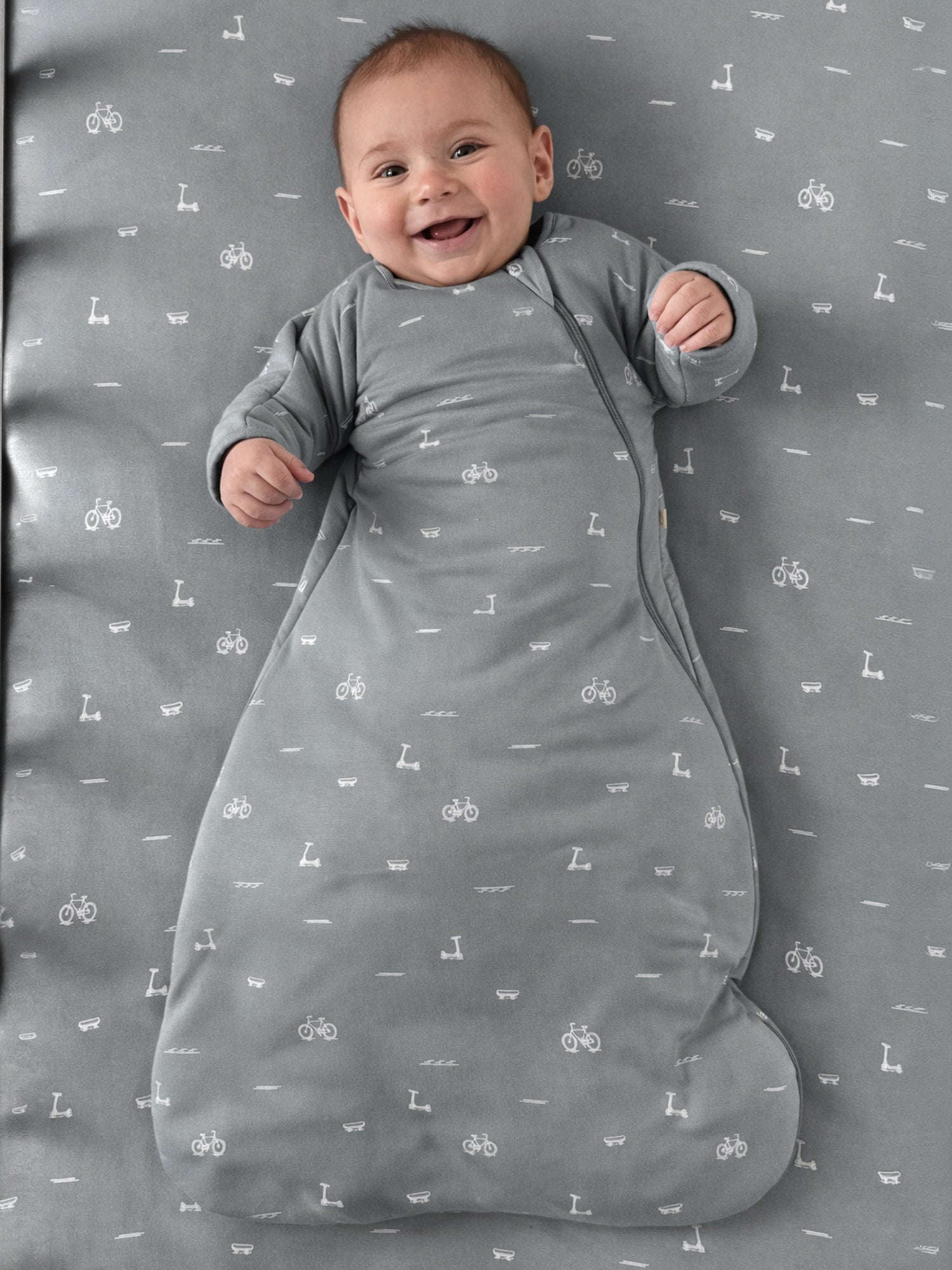 Long Sleeve Transitional Swaddle Sack - Dash / 1.0 TOG