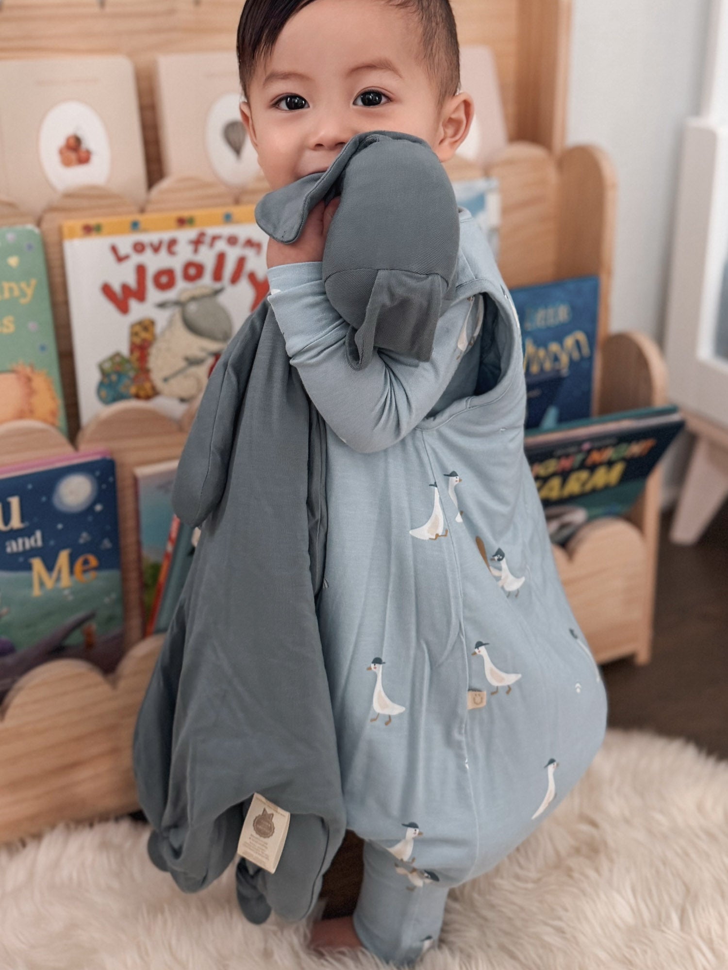 Footie Sleep Sack - Baseball Goose / 0.5 TOG