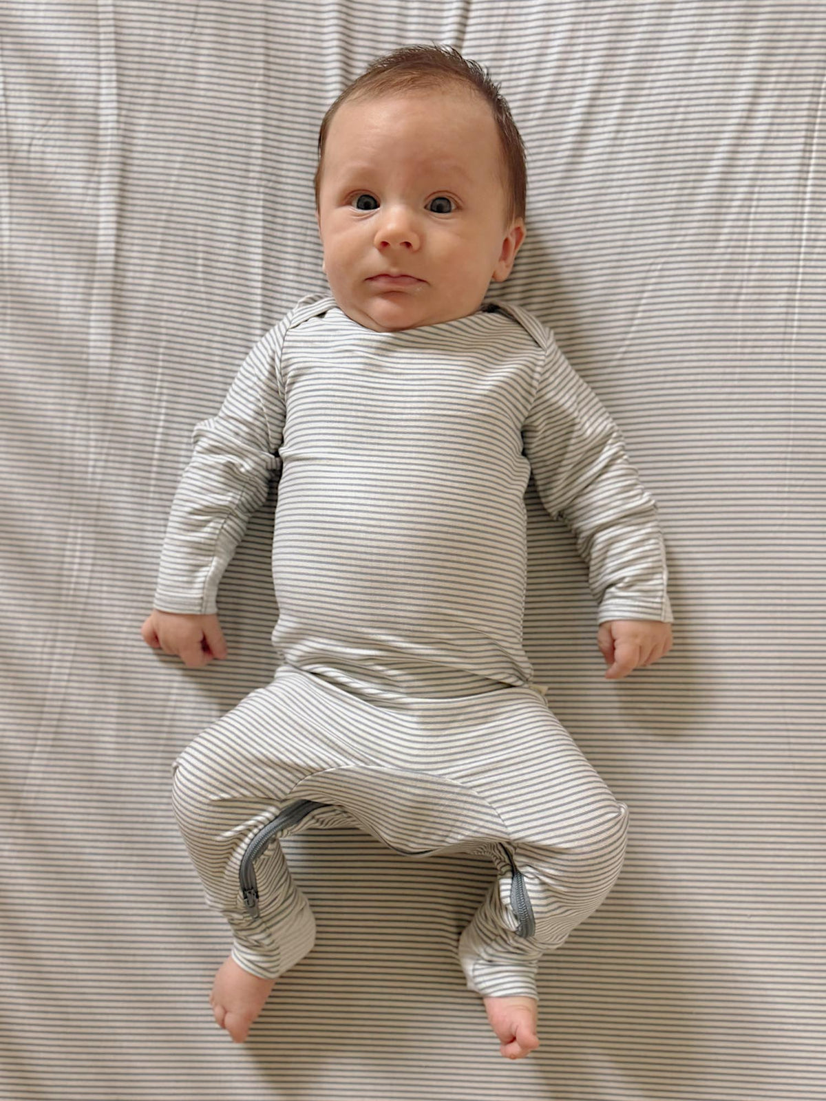 Convertible Pajama - Blue stripe