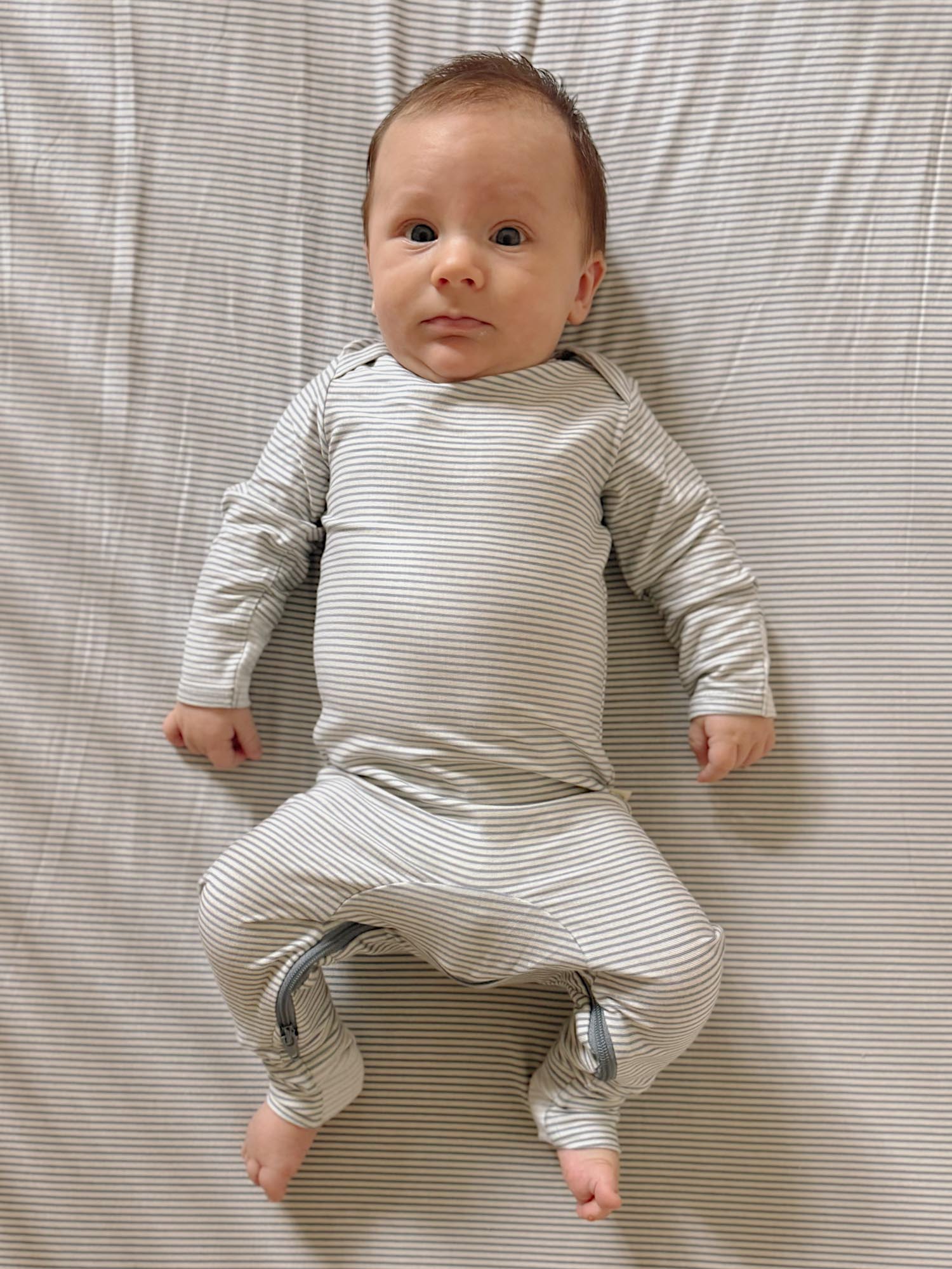 Convertible Pajama - Blue stripe