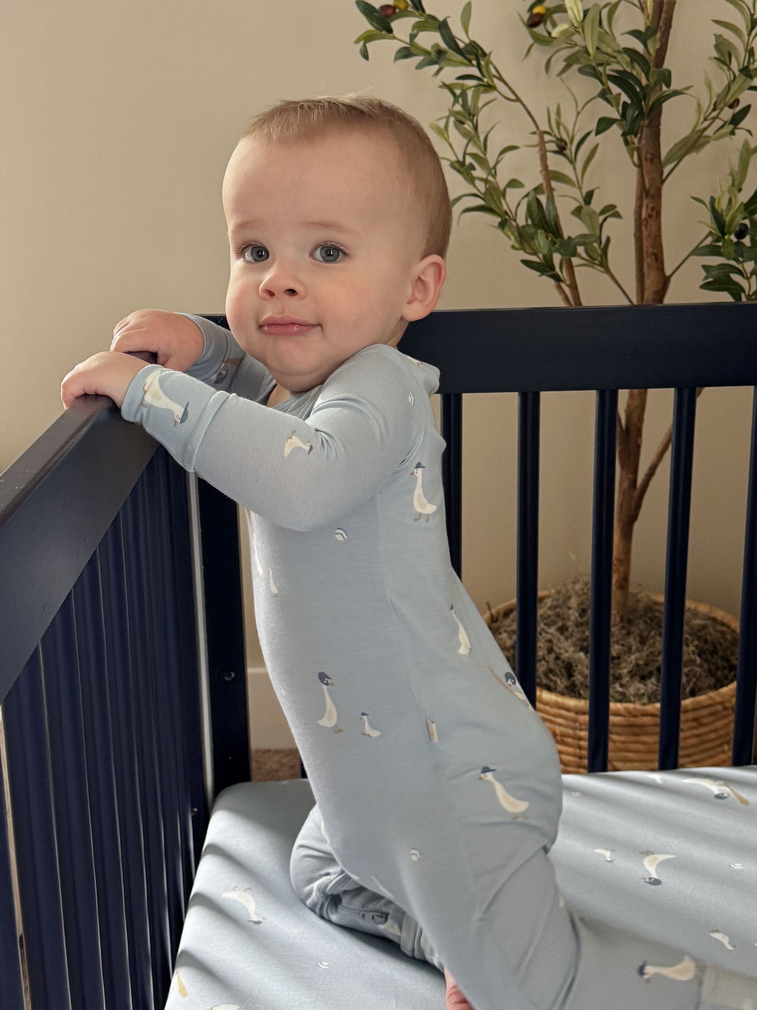 Convertible Pajama - Baseball Goose