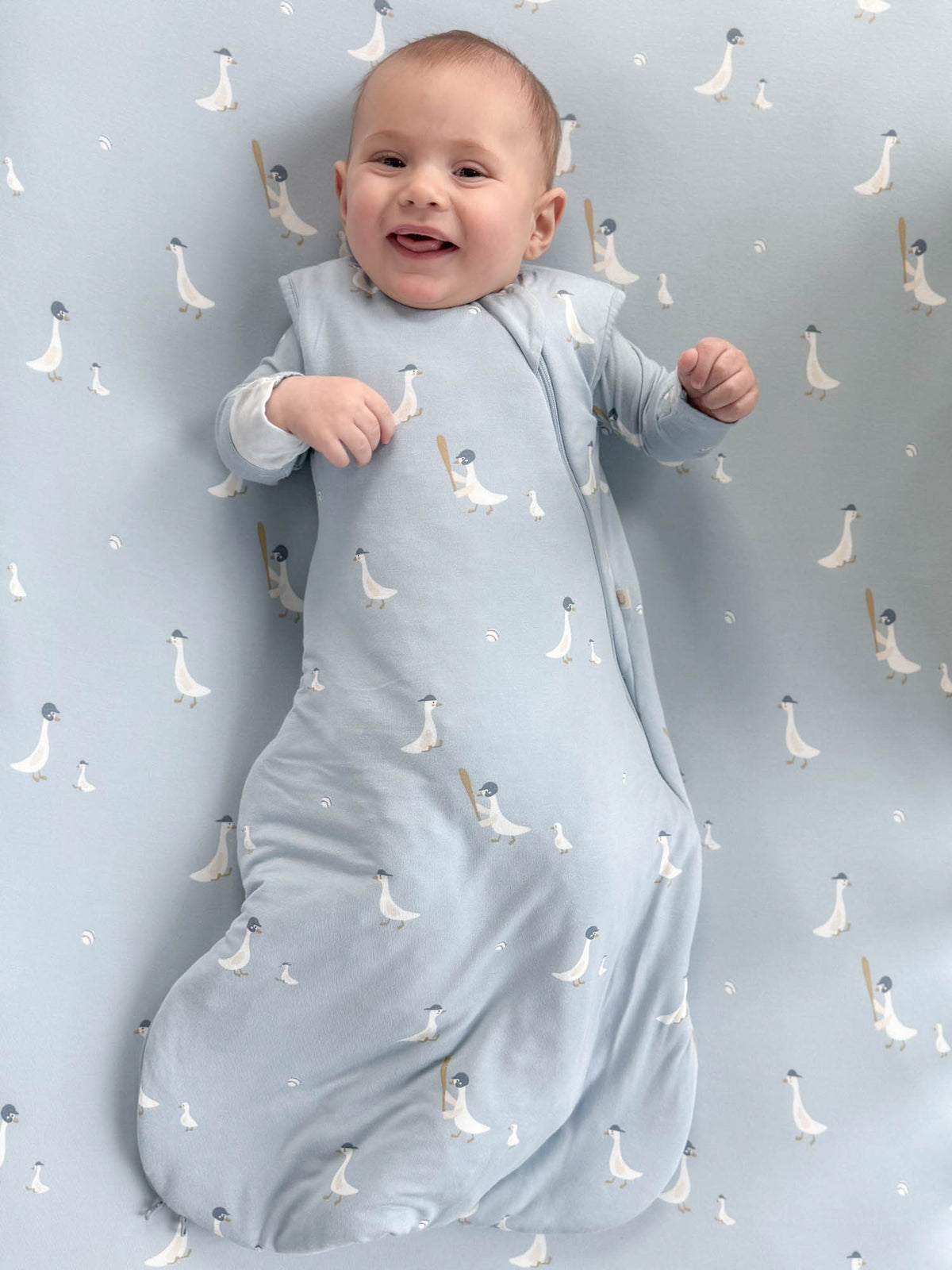 Transitional Swaddle Sleep Sack - Baseball Goose / 1.0 TOG