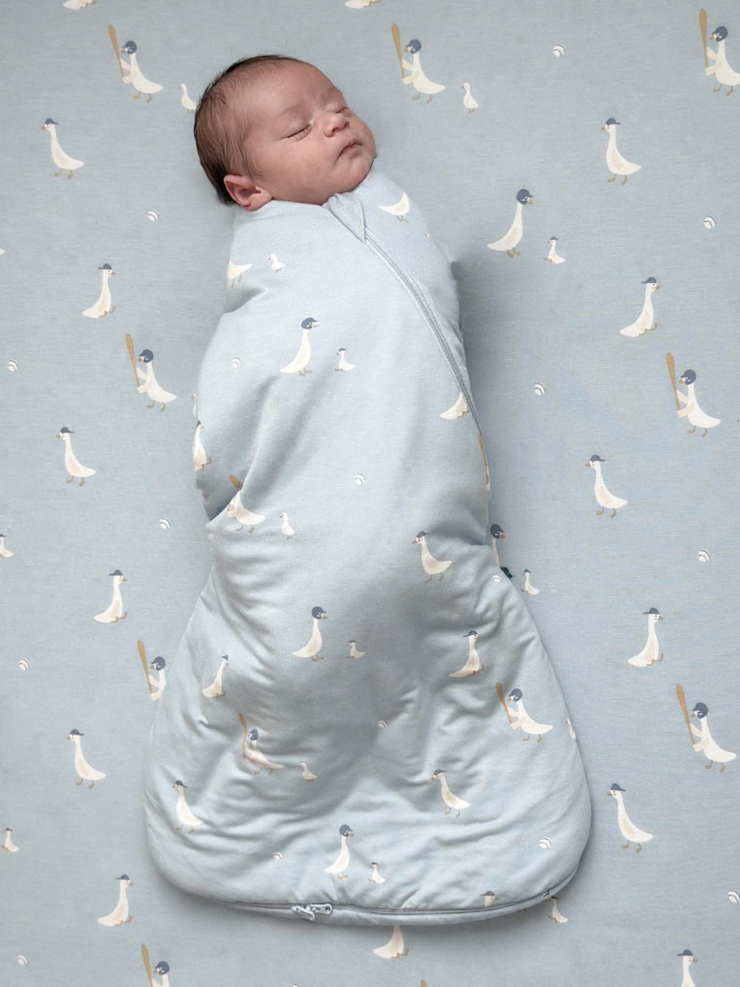 Swaddle Sleep Sack - Baseball Goose/ 0.5 TOG