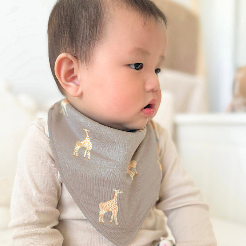 Bandana Bib - Giraffe Maple