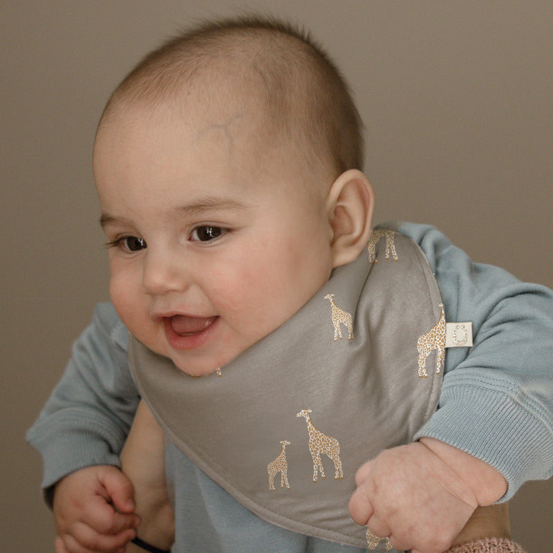 Bandana Bib - Giraffe Maple