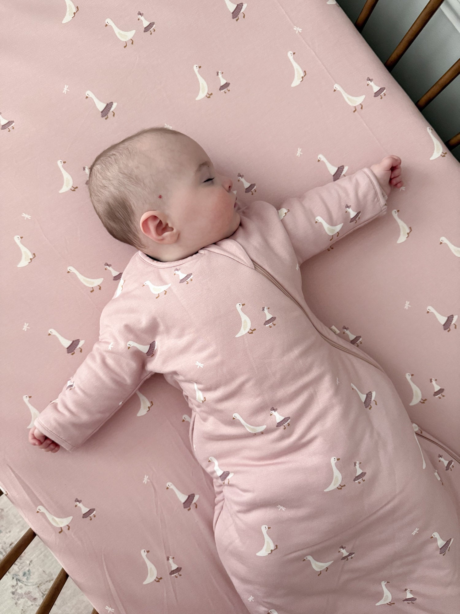 Crib Sheet - Tutu Goose