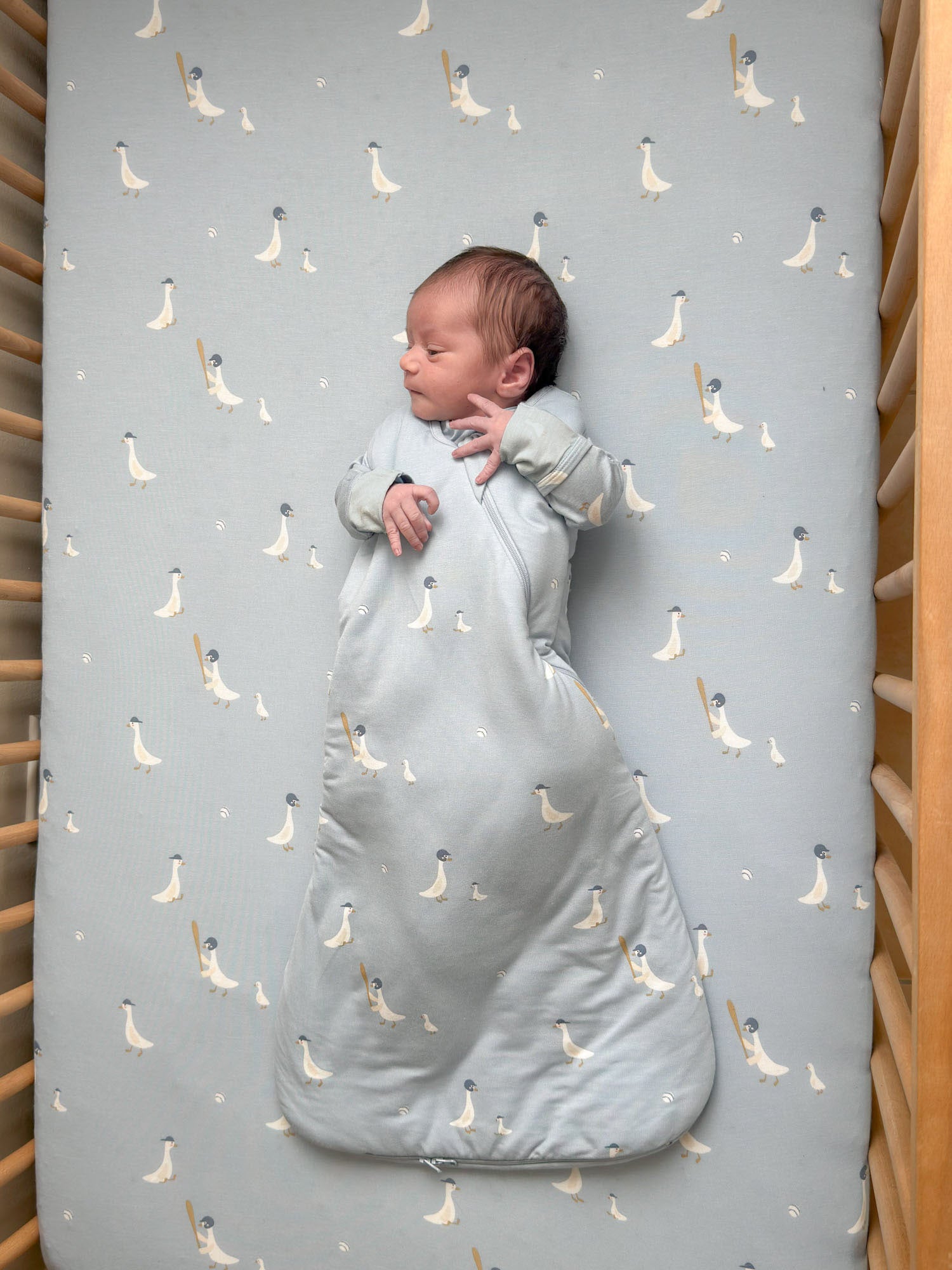 Crib Sheet - Baseball Goose