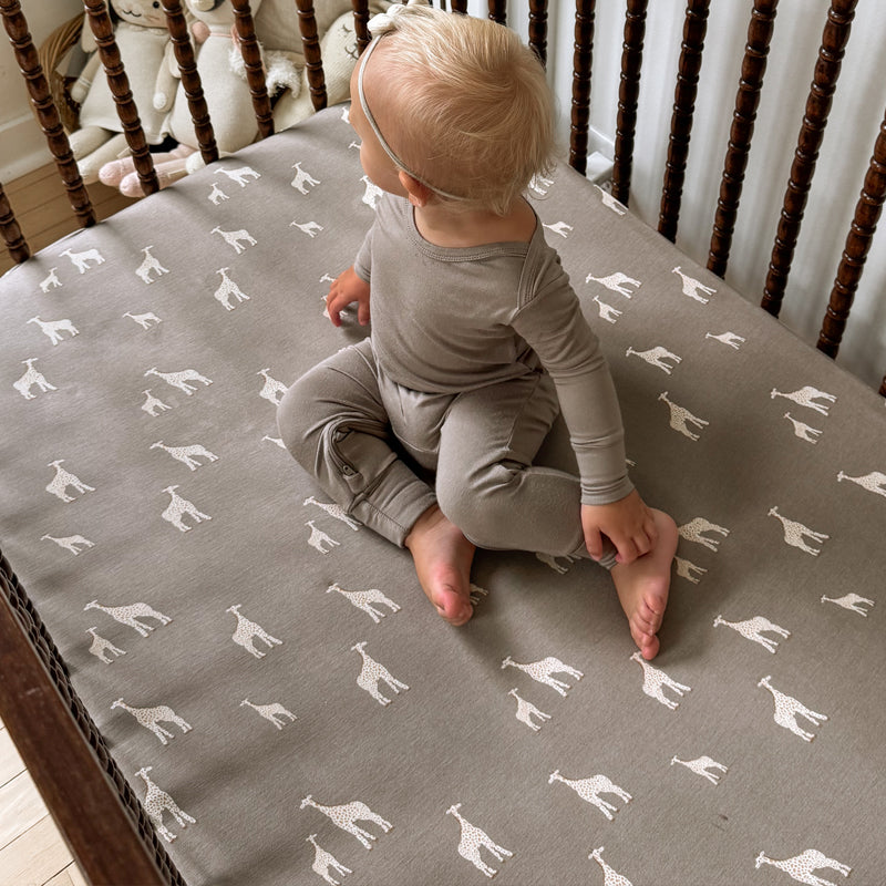 Crib Sheet - Giraffe Maple