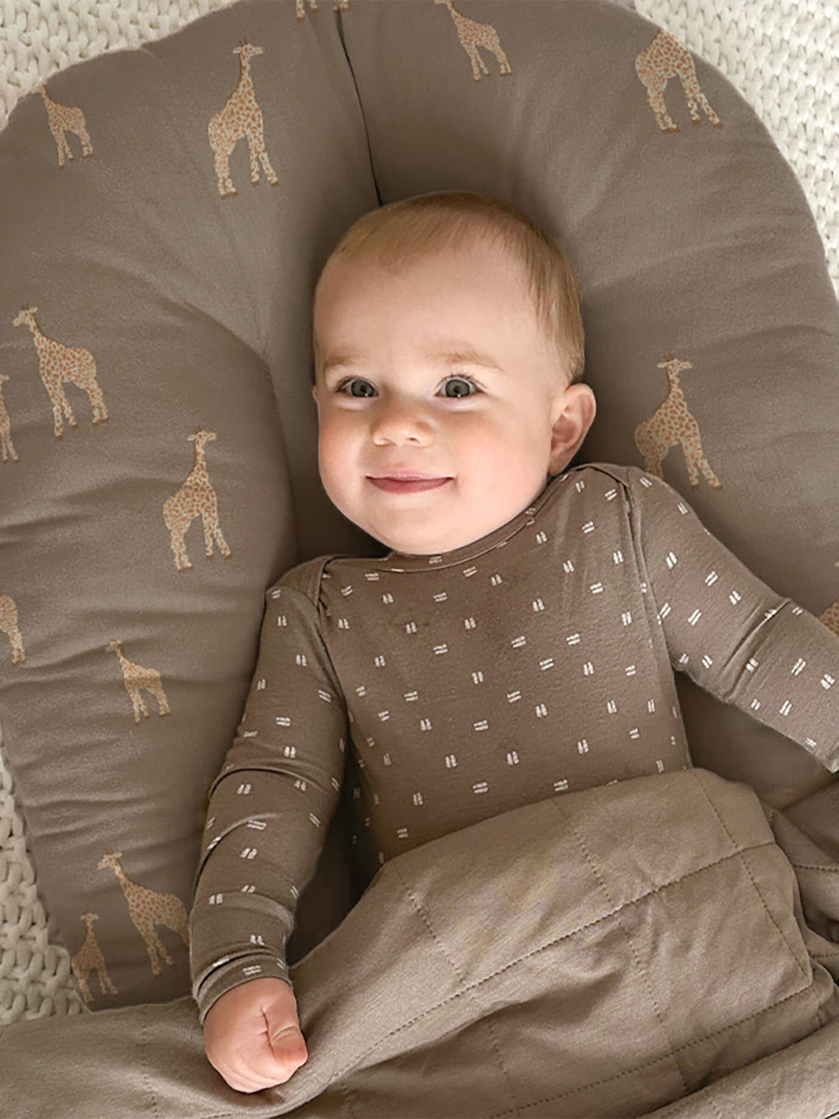 Changing Pad Cover - Giraffe Maple