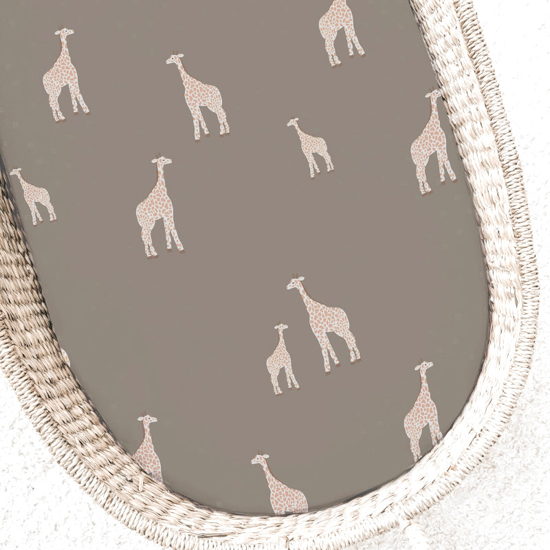 Changing Pad Cover - Giraffe Maple