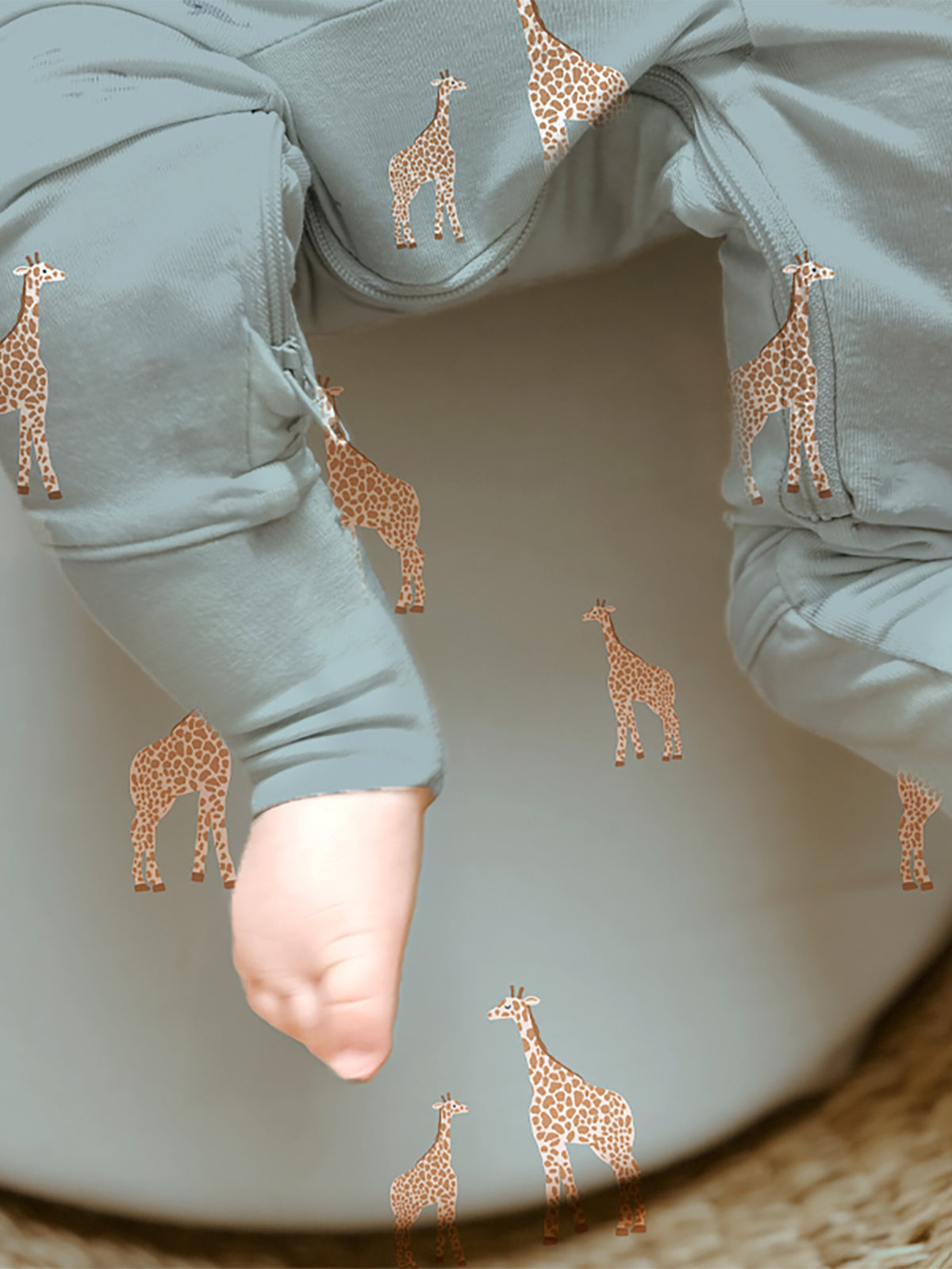 Changing Pad Cover - Giraffe Moss