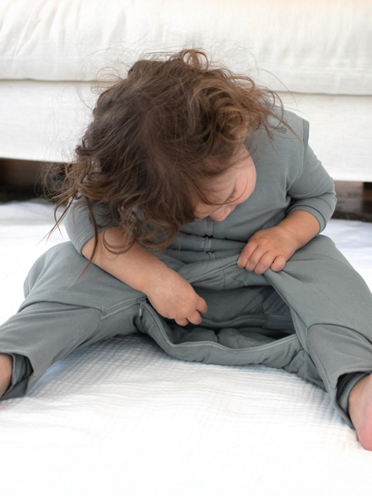 Footie Sleep Sack - Sage / 0.5 TOG