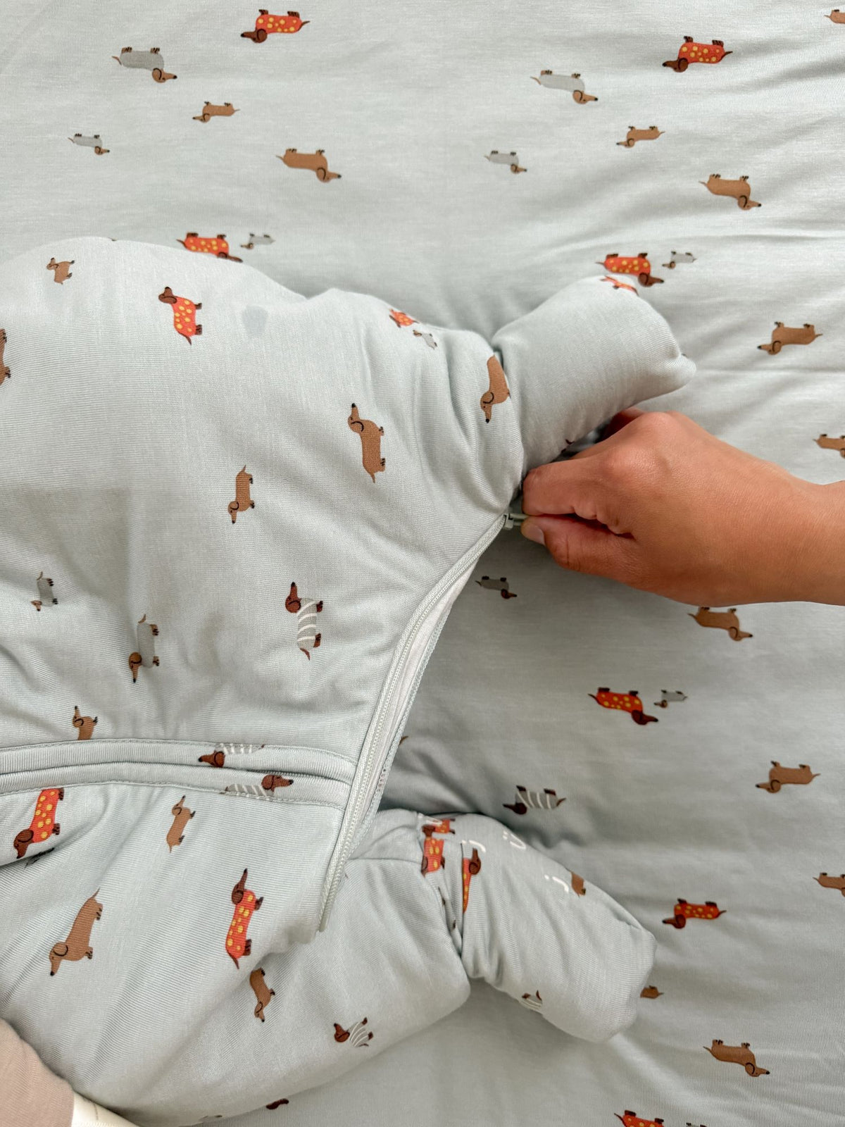 Footie Sleep Sack - Woof / 1.0 TOG
