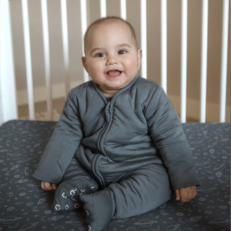Long Sleeve Footie Sleep Sack - Hush  / 1.0 TOG