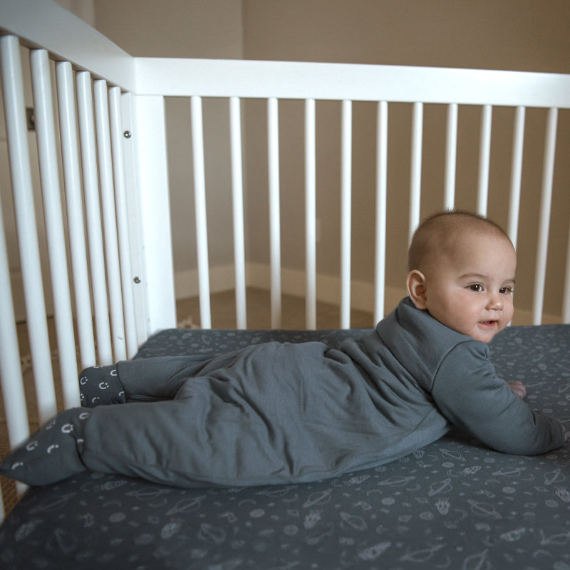 Long Sleeve Footie Sleep Sack - Hush  / 1.0 TOG
