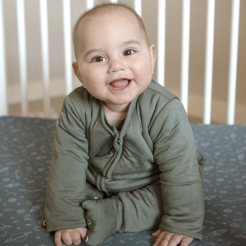 Long Sleeve Footie Sleep Sack - Sage / 1.0 TOG