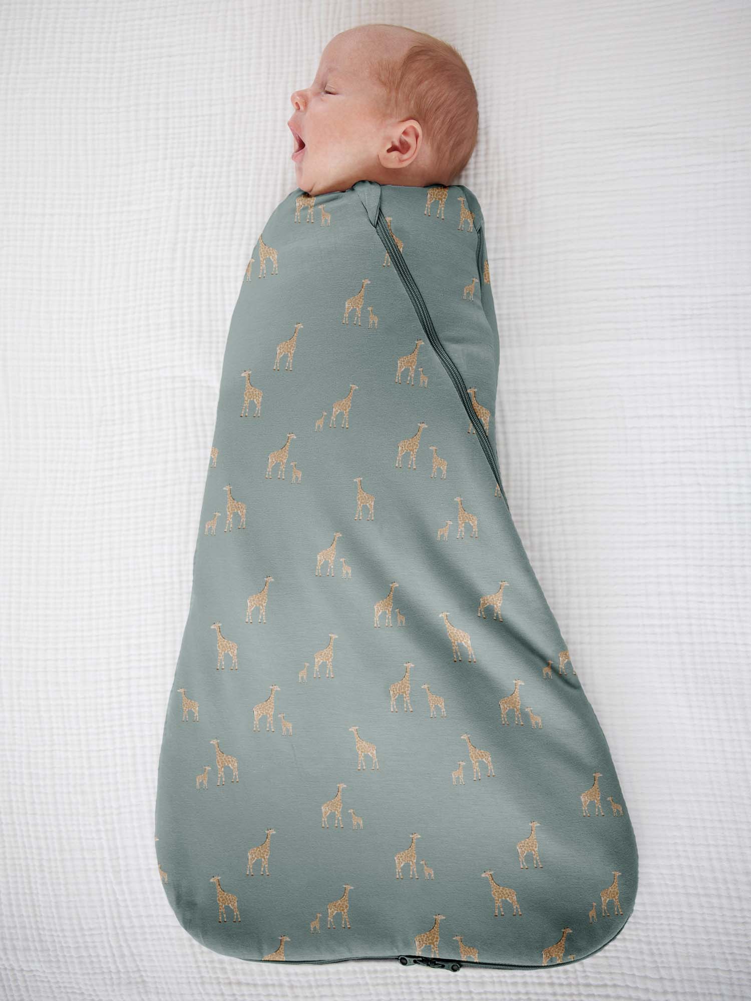 Construction Dark Blue 1.0 TOG Bamboo Viscose Swaddle Sleep Sack