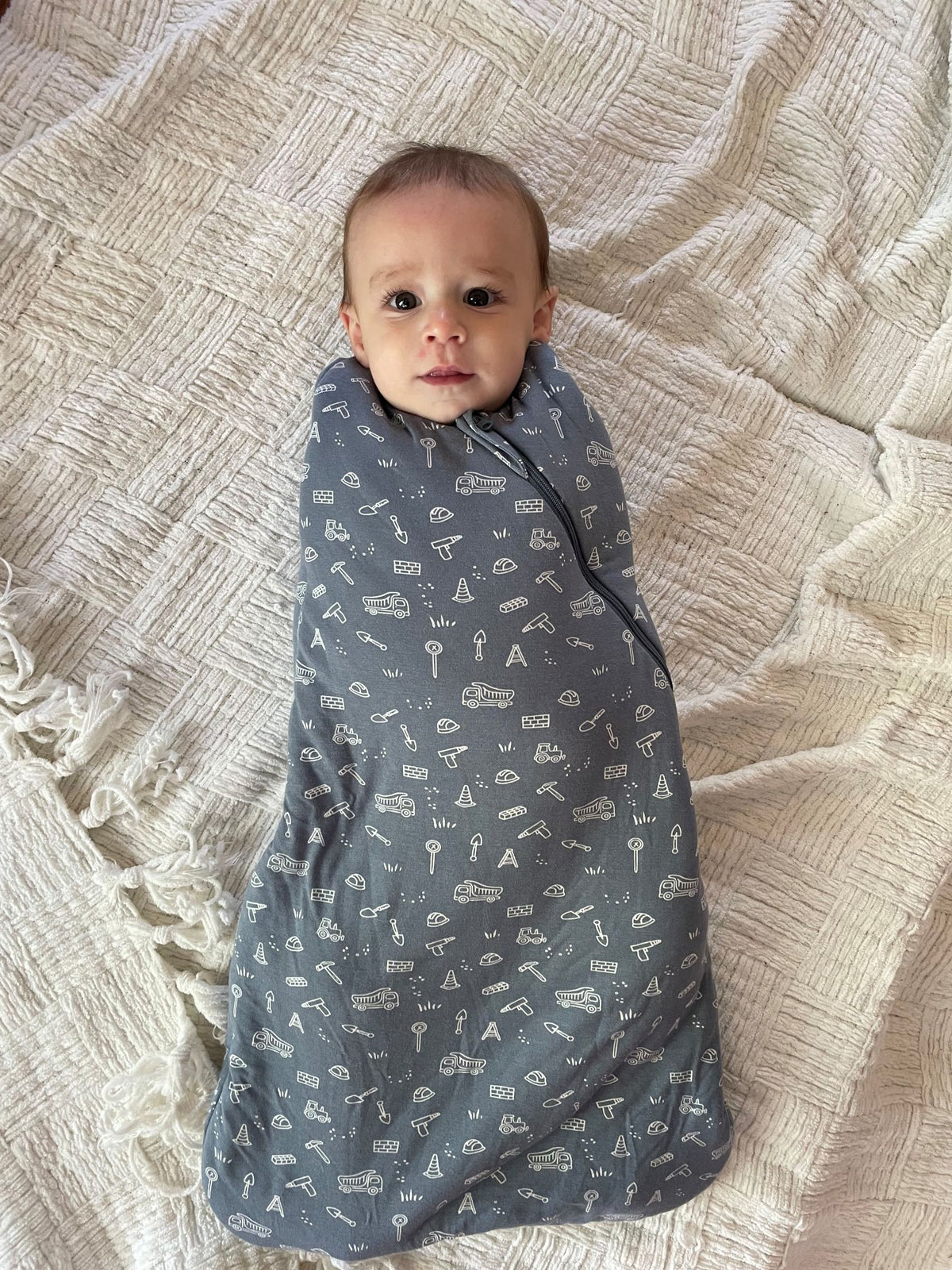 Swaddle Sleep Sack - Construction / 2.5 TOG