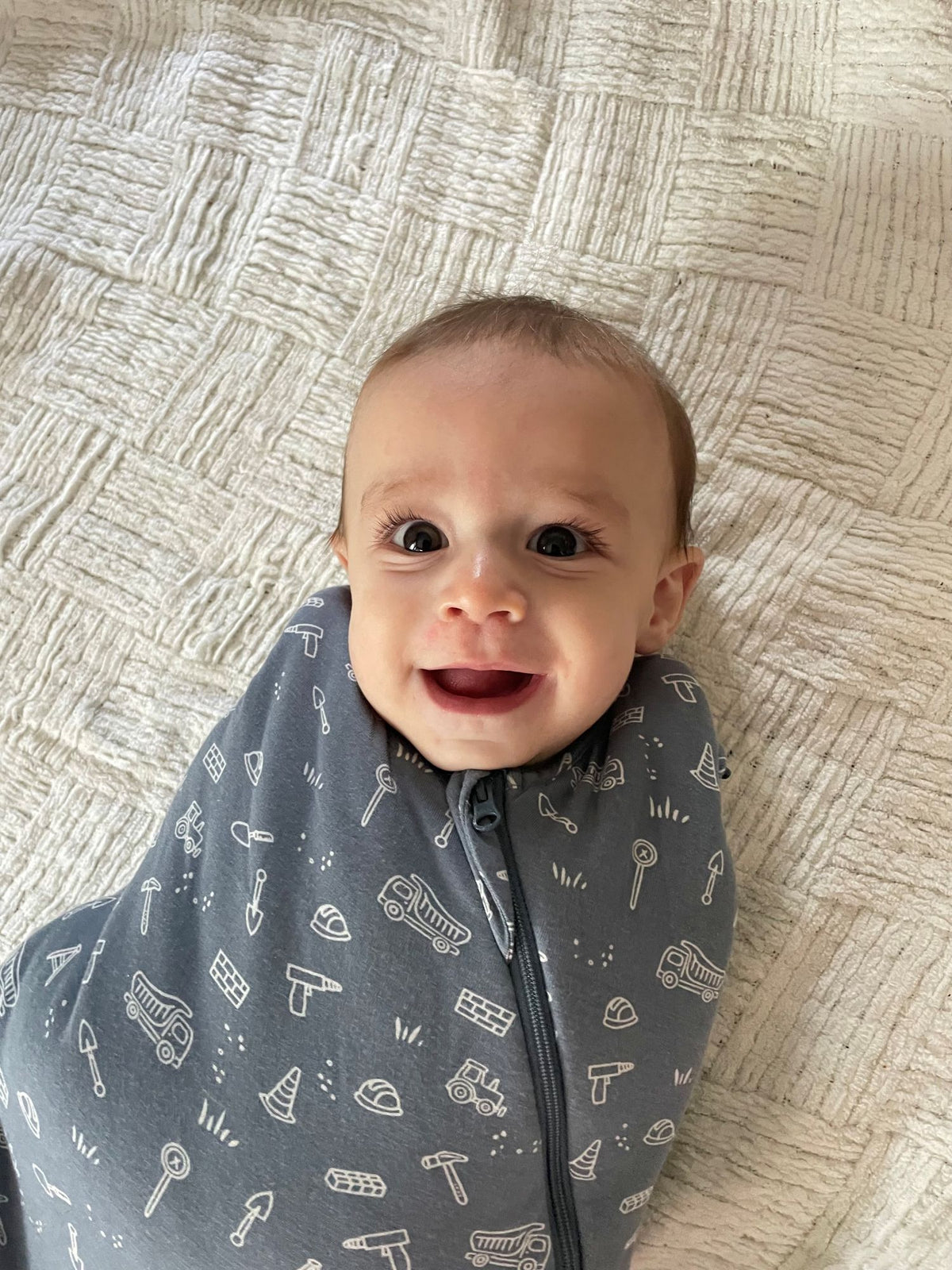 Swaddle Sleep Sack - Construction / 1.0 TOG