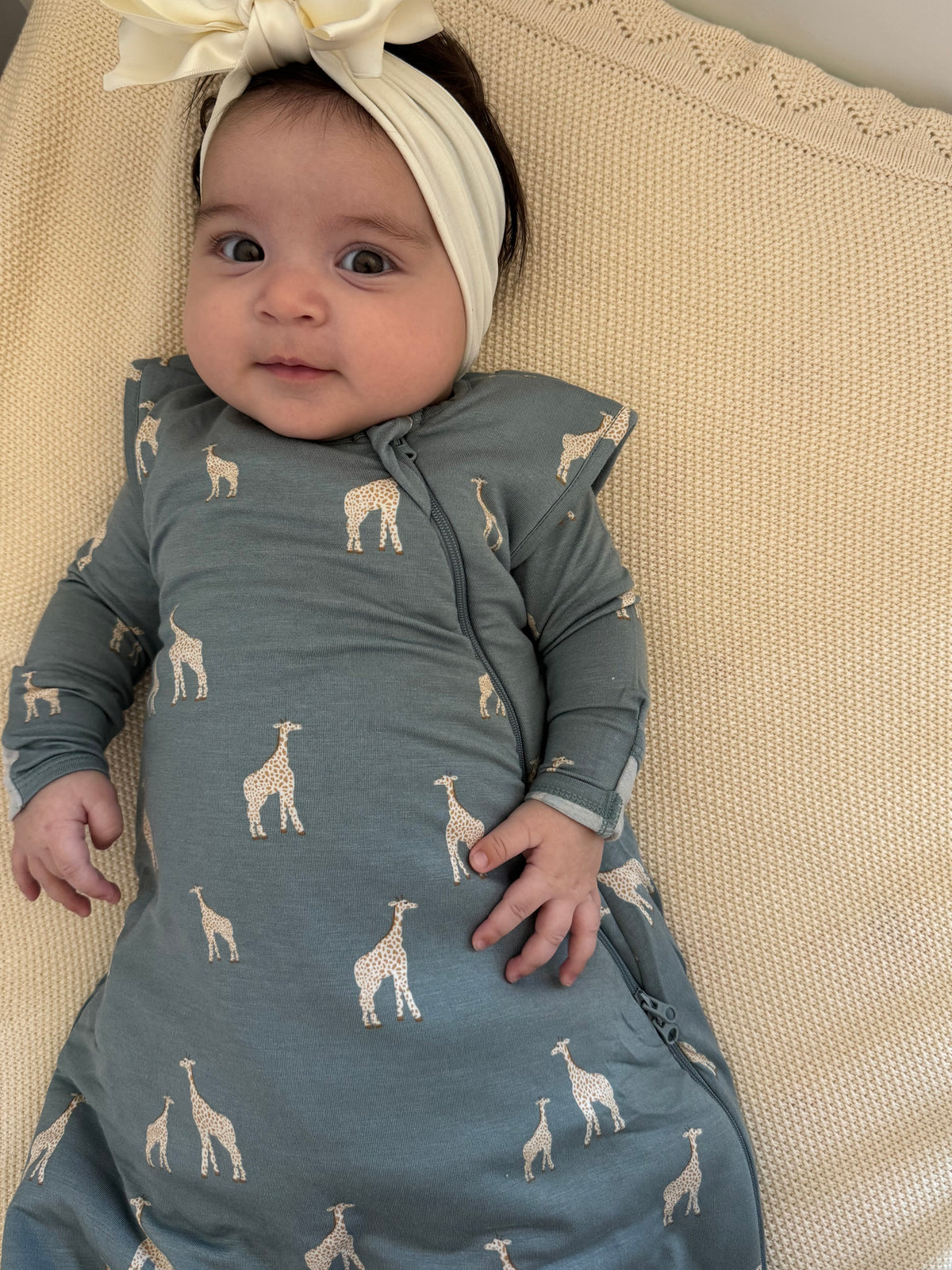 Transitional Swaddle Sleep Sack - Giraffe Moss / 1.0 TOG