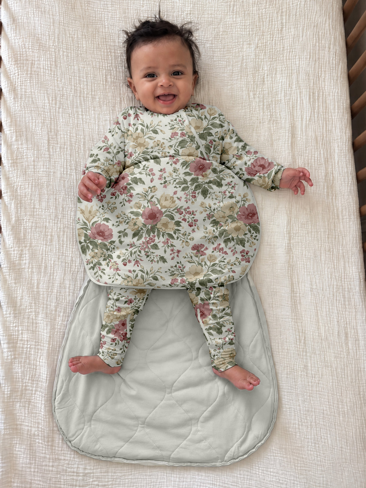 Long Sleeve Transitional Swaddle Sack - Savanna / 1.0 TOG
