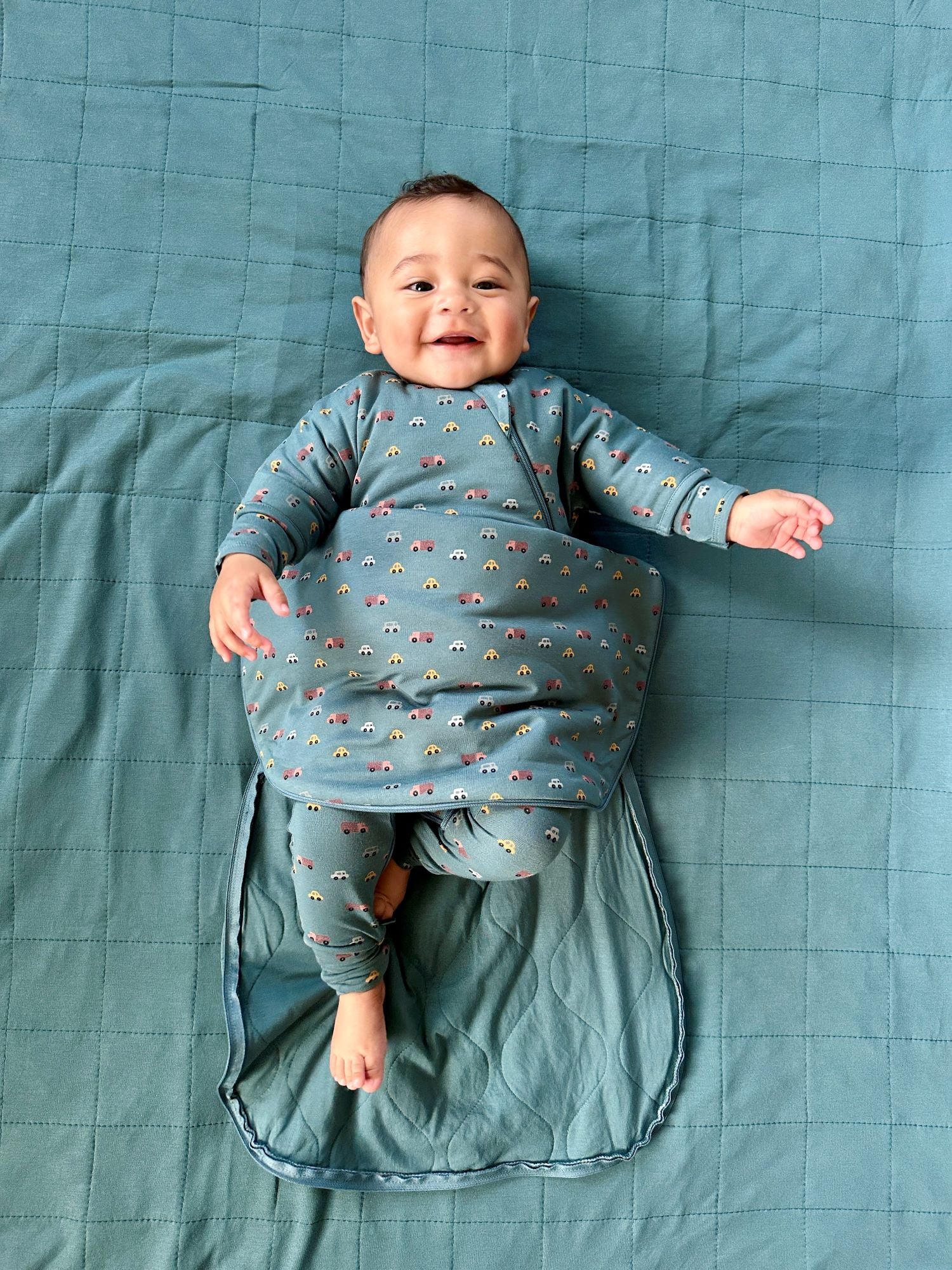 Long Sleeve Transitional Swaddle Sack - Going / 1.0 TOG