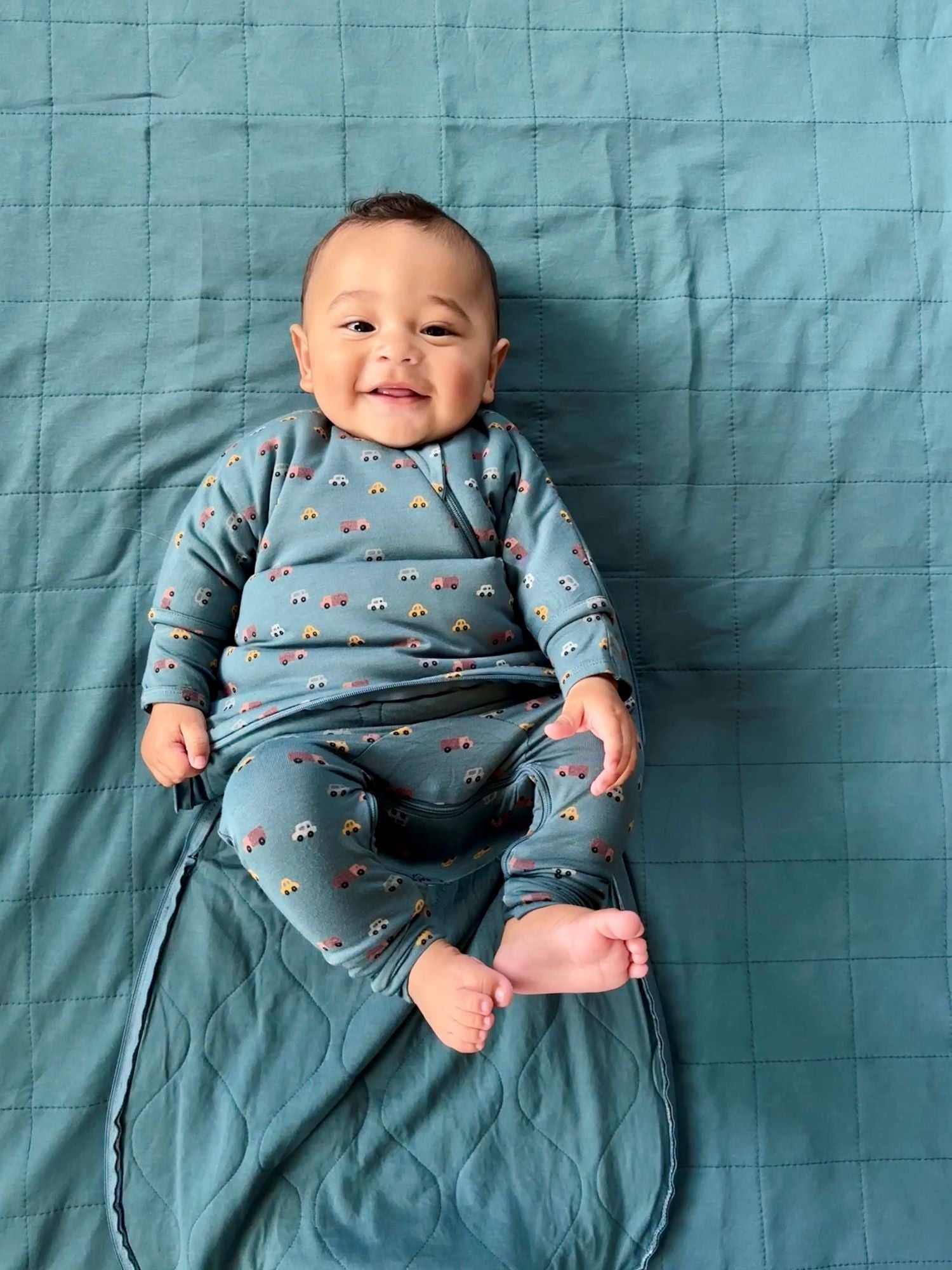 Long Sleeve Transitional Swaddle Sack - Going / 1.0 TOG