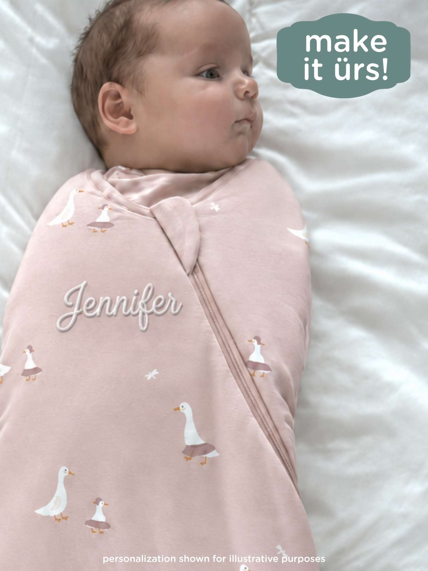 Zipper Swaddles | Easy-Change Swaddles with Zippers | gunamuna