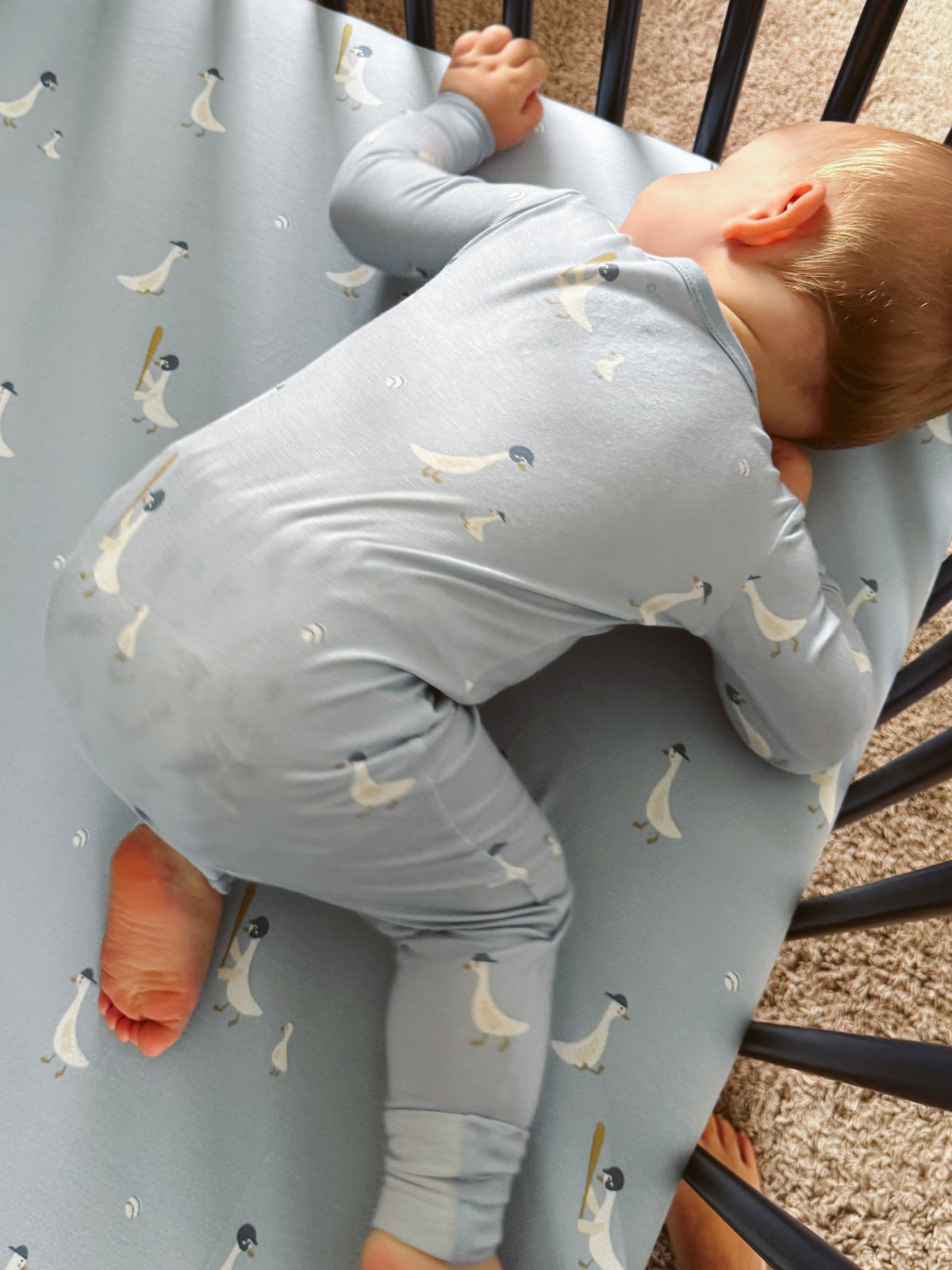 Convertible Pajama - Baseball Goose