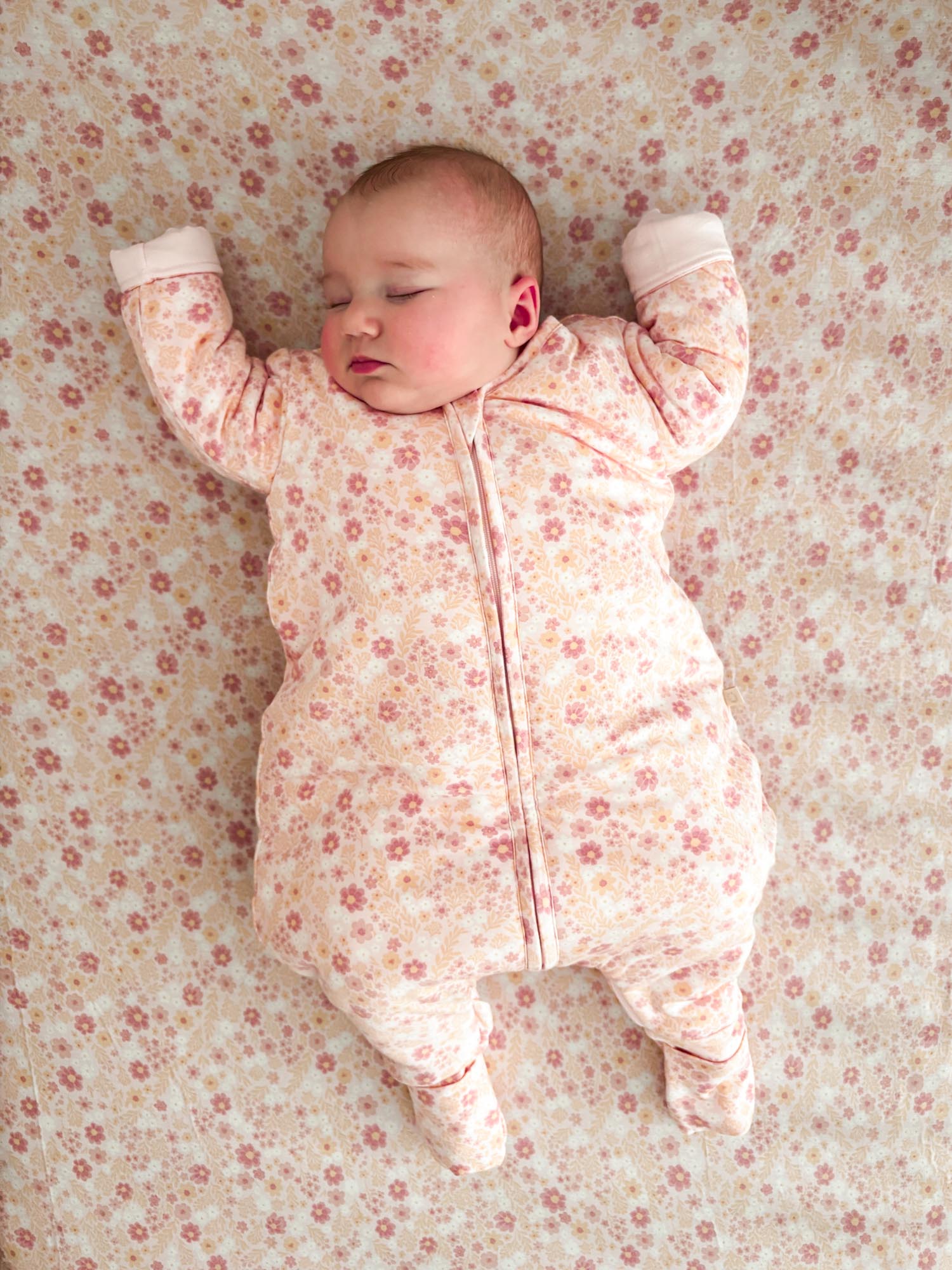 Long Sleeve Footie Sleep Sack - Sorbet / 0.5 TOG