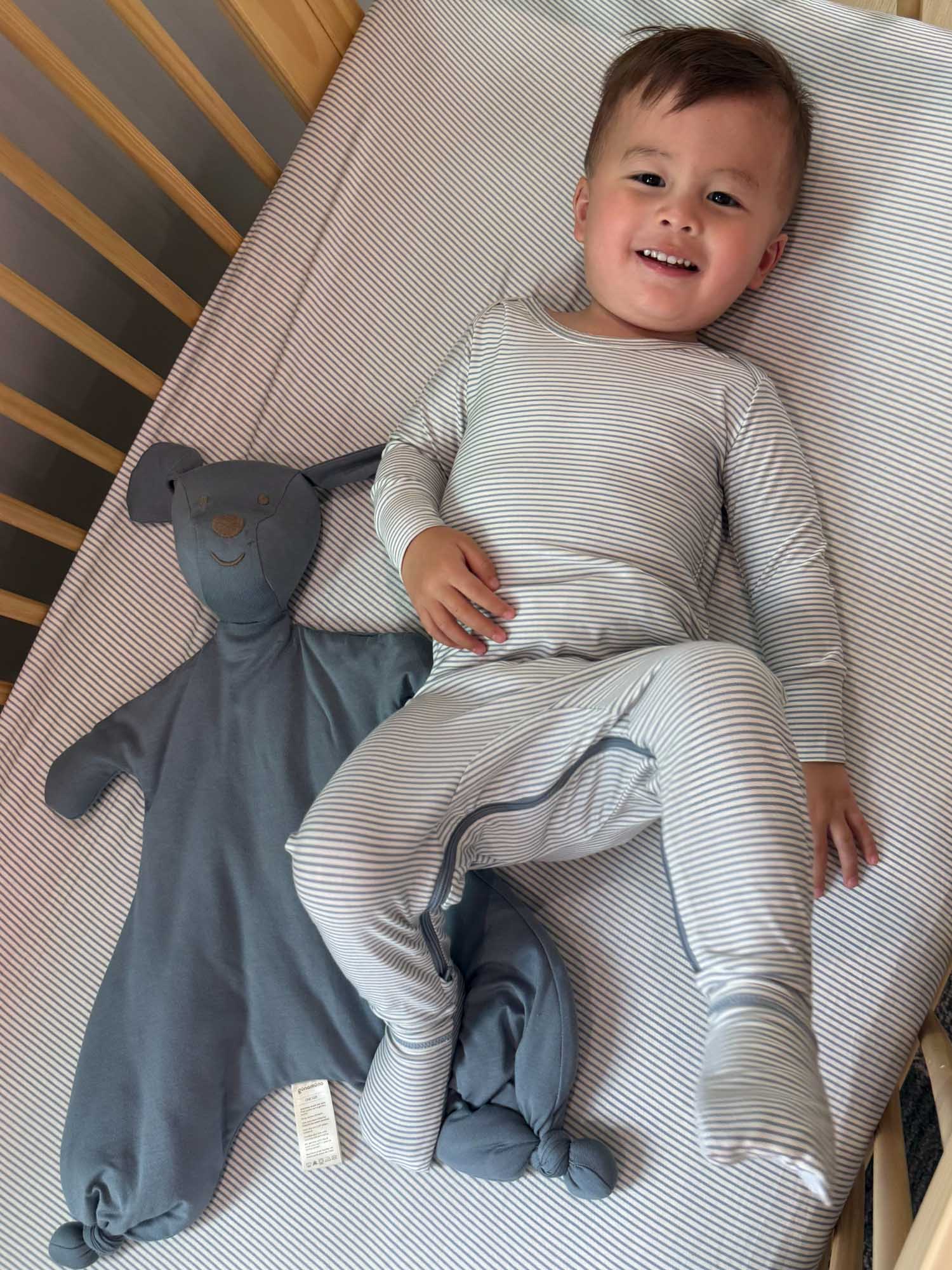 Convertible Pajama - Blue stripe