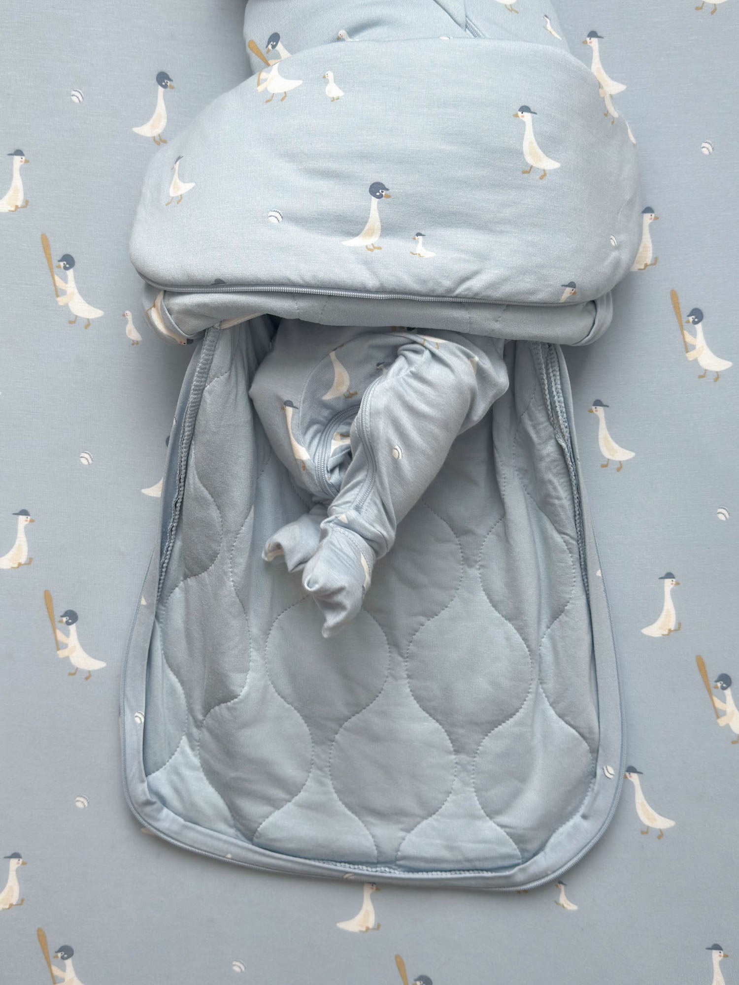 Swaddle Sleep Sack - Baseball Goose/ 0.5 TOG