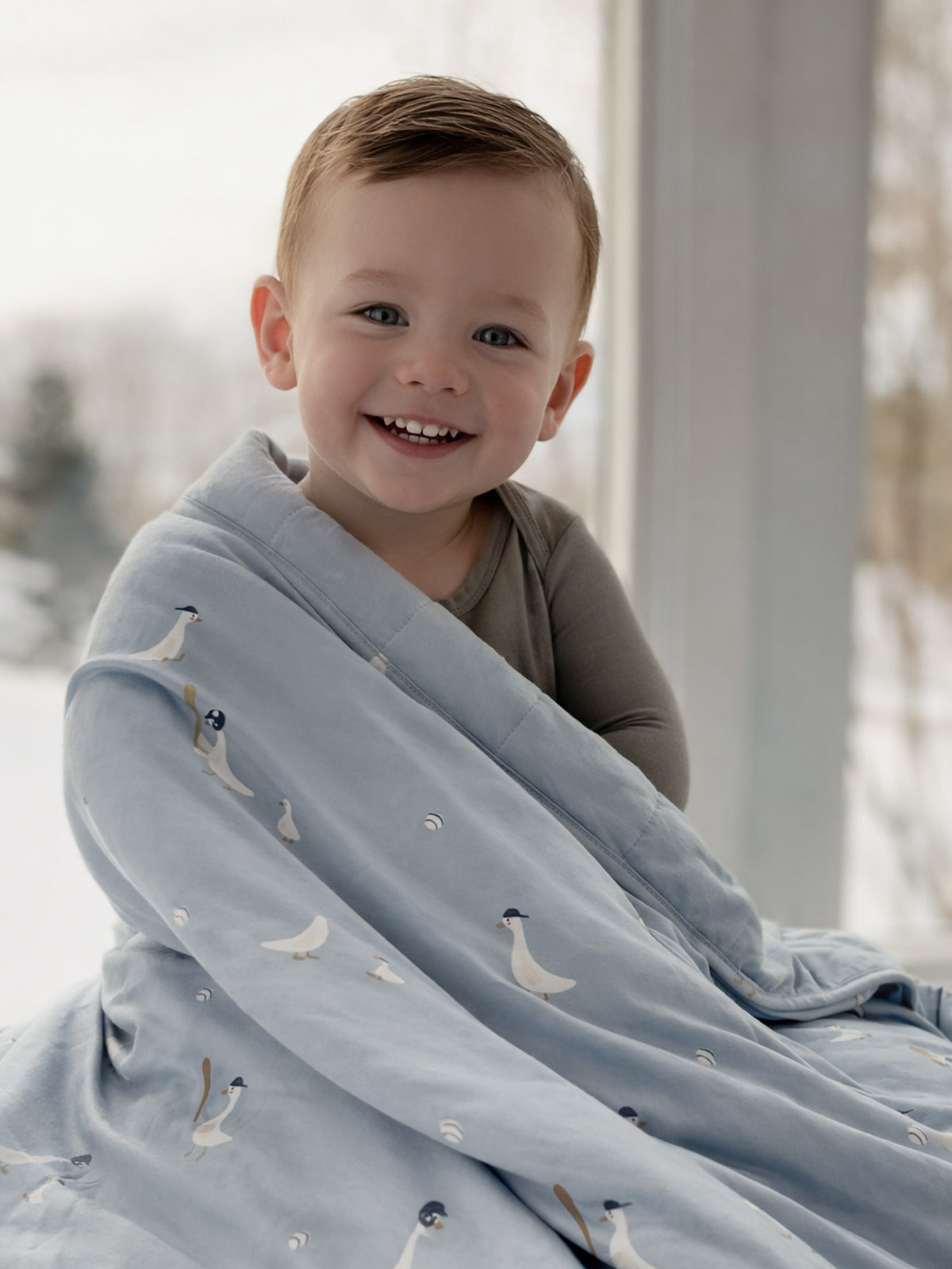 Cloud Blanket - Baseball Goose / 0.5 TOG