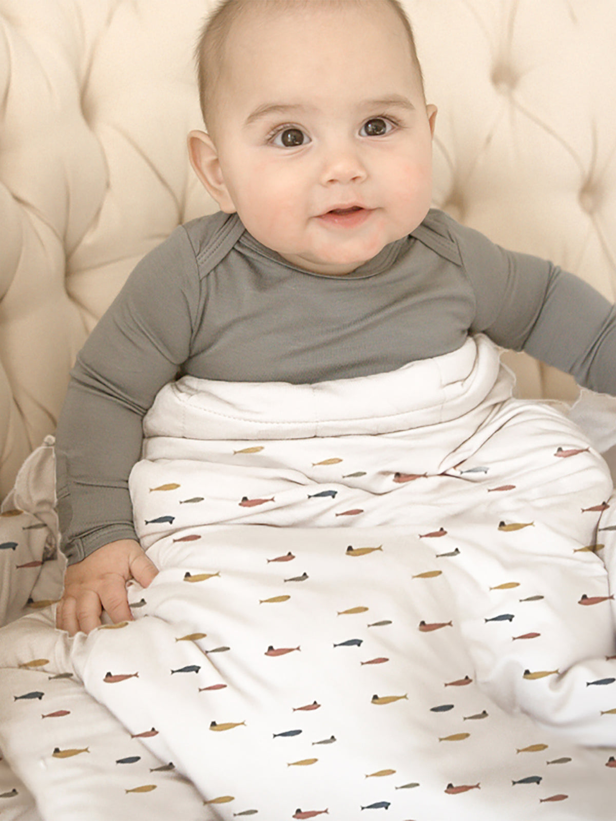 Cloud Blanket - Fish with a Hat / 2.5 TOG