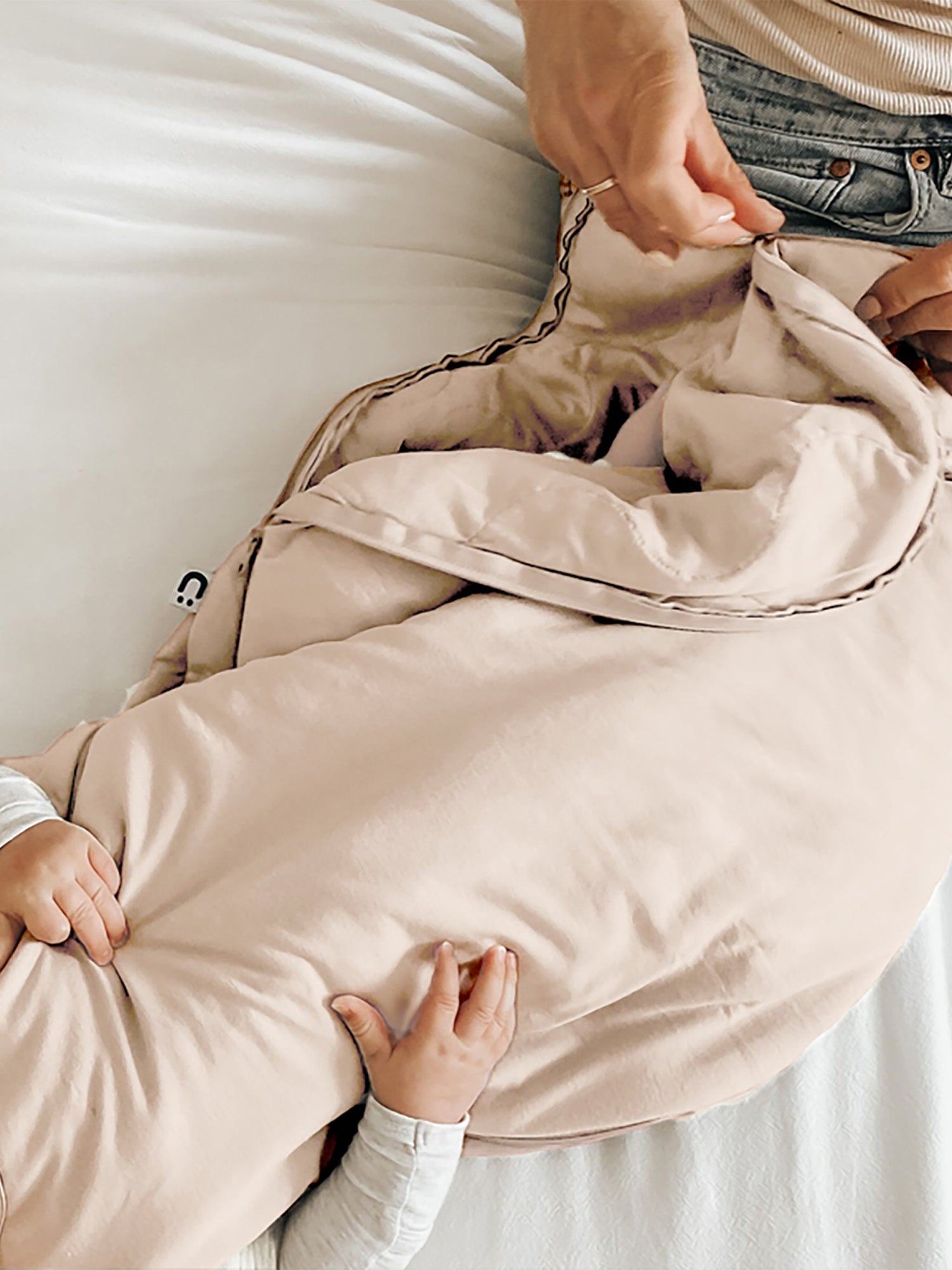1.0 TOG Convertible Swaddle Sack - Moss 1.0 TOG Convertible Swaddle Sack - Moss