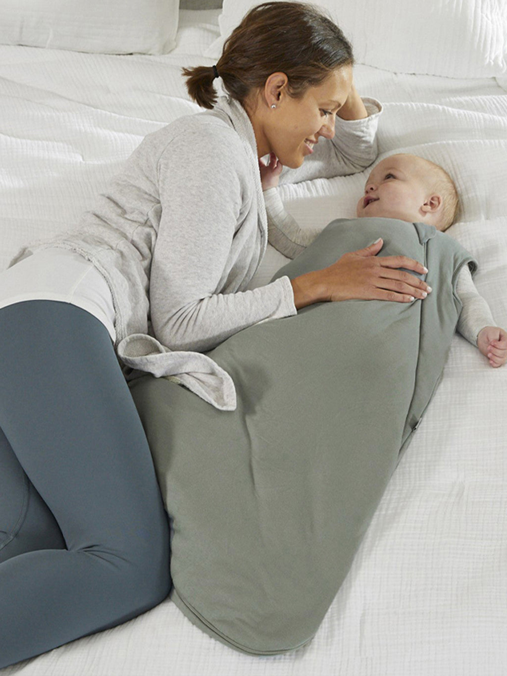 Sage Sage Green 1.0 TOG Bamboo Viscose Sleep Sack | günamüna