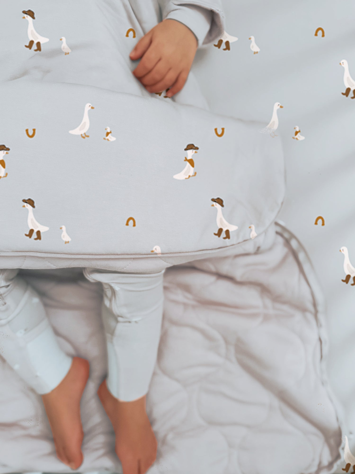 Long Sleeve Sleep Sack - Cowboy goose / 2.5 TOG