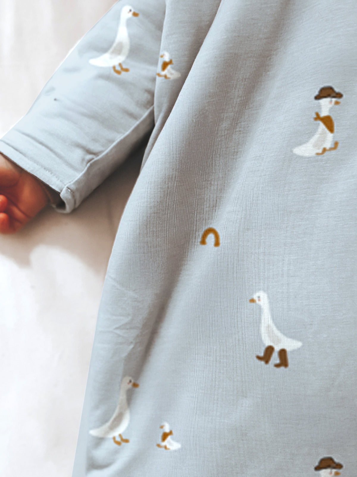Long Sleeve Sleep Sack - Cowboy goose / 2.5 TOG
