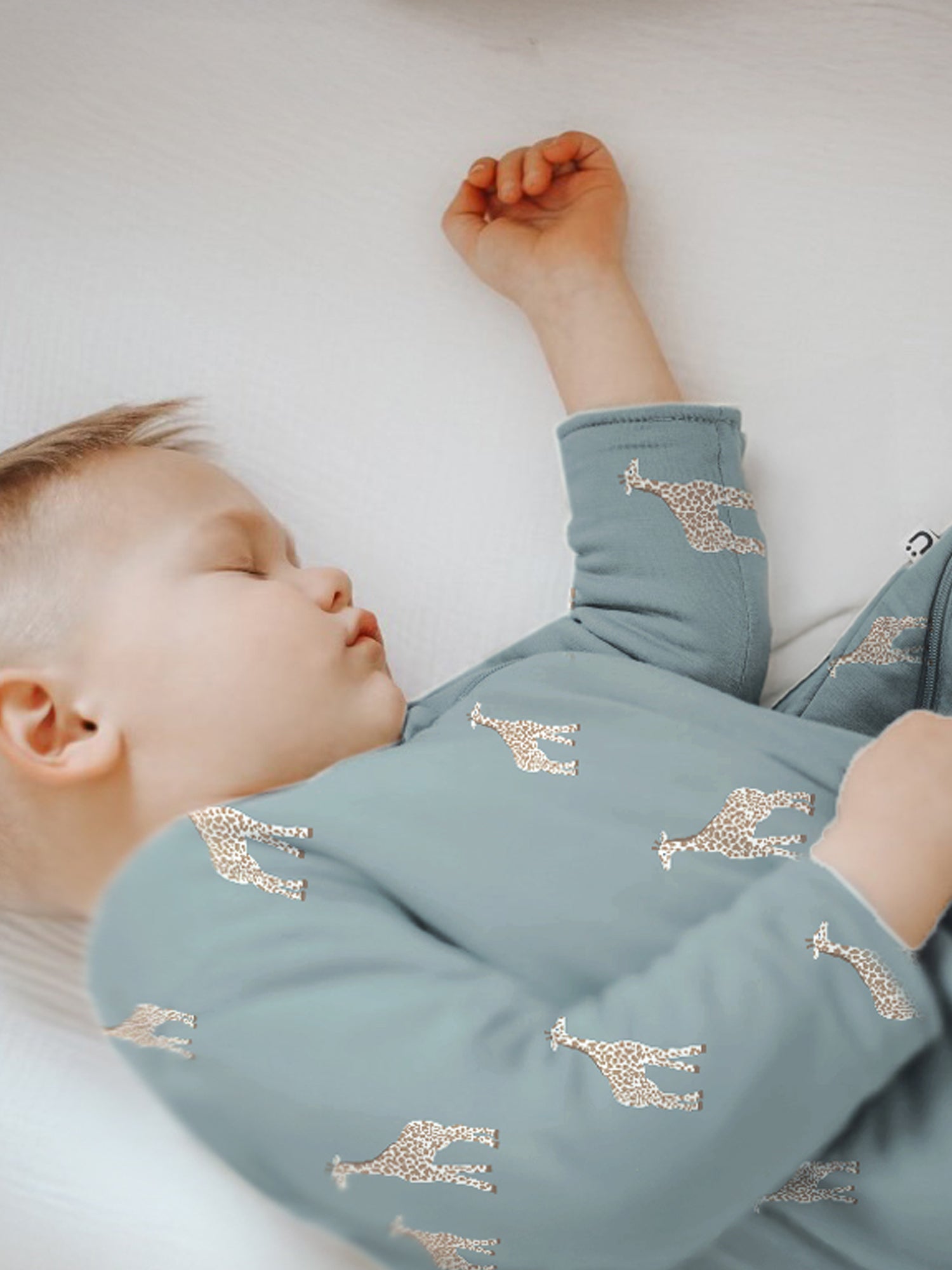 Long Sleeve Sleep Sack - Giraffe moss / 2.5 TOG