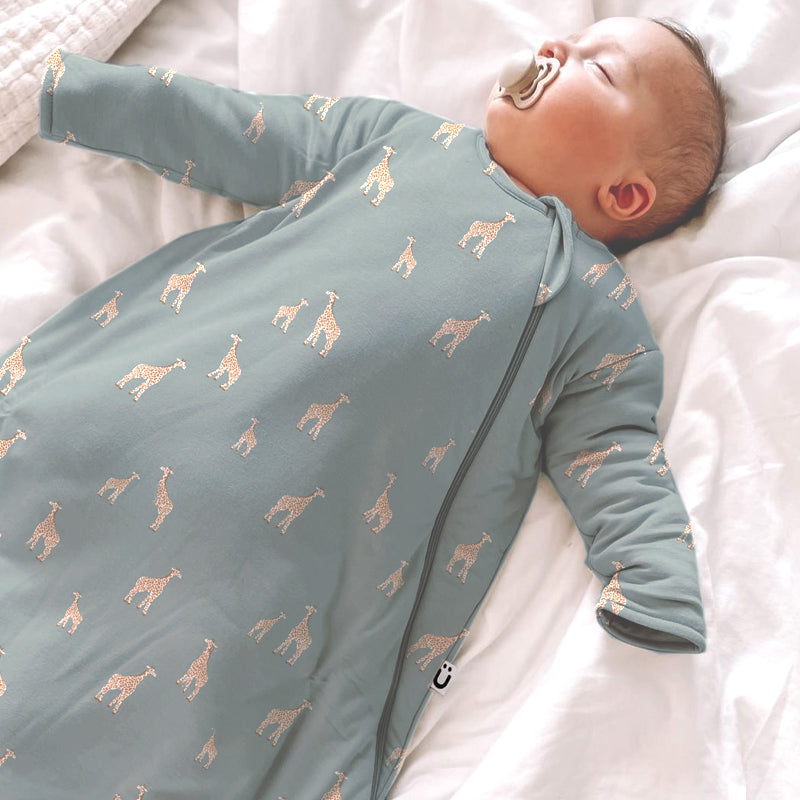 Long Sleeve Sleep Bag - Giraffe Moss