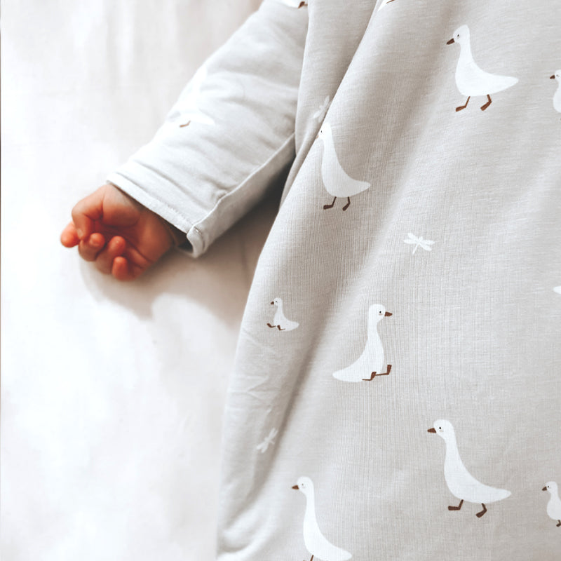 Long Sleeve Sleep Sack - Goose  / 1.0 TOG