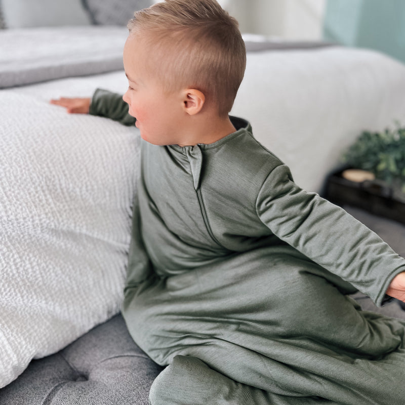 Long Sleeve Sleep Sack - Sage / 1.0 TOG
