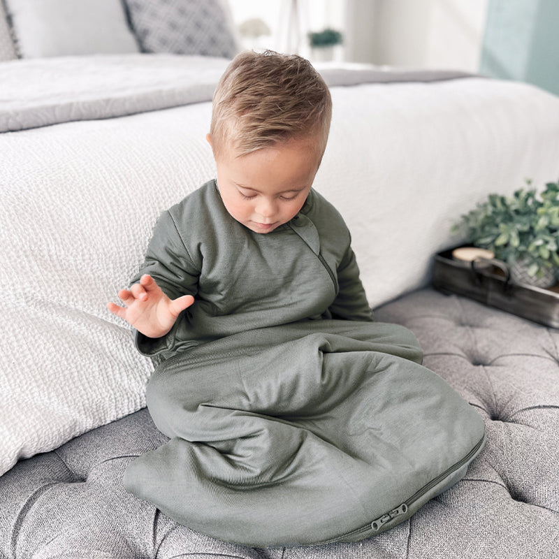 Long Sleeve Sleep Sack - Sage / 1.0 TOG