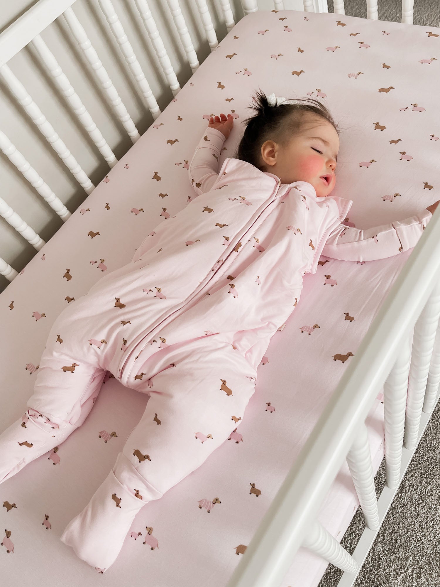 Footie Sleep Sack - Girl Dog / 2.5 TOG