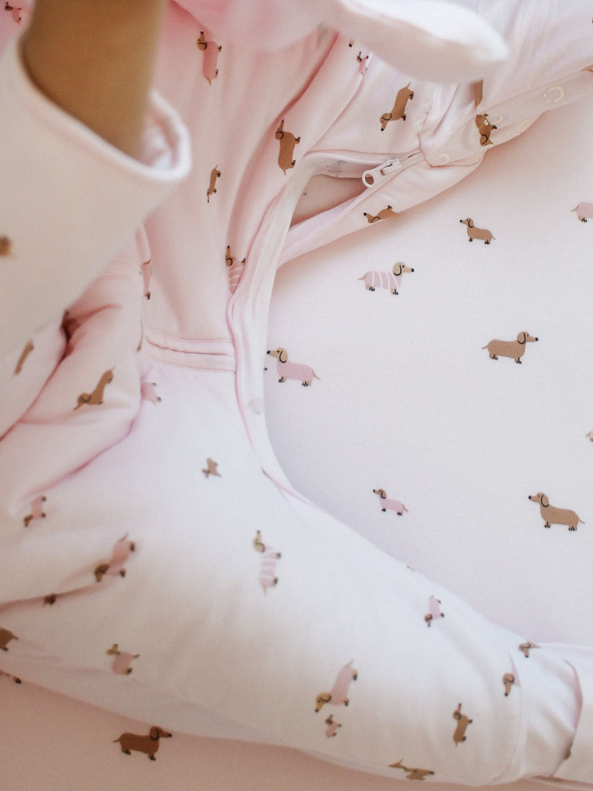 Long Sleeve Footie Sleep Sack - Girl Dog / 2.5 TOG