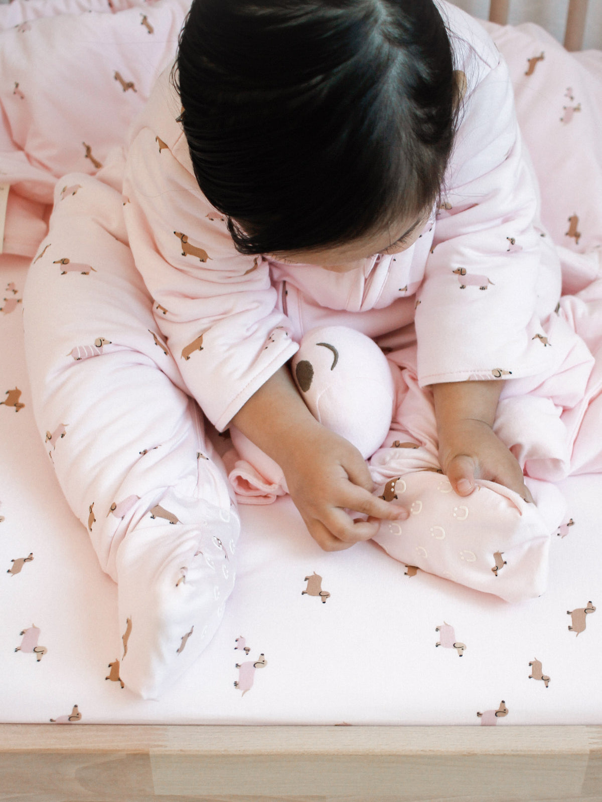 Long Sleeve Footie Sleep Sack - Girl Dog / 0.5 TOG