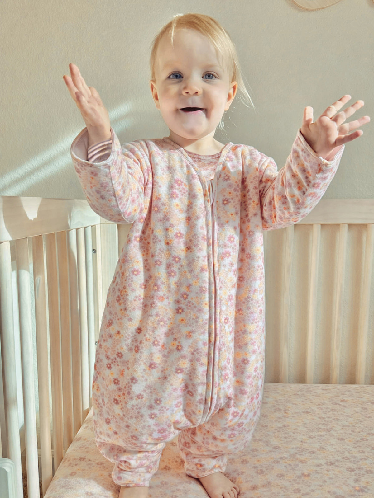 Long Sleeve Footie Sleep Sack - Sorbet / 1.0 TOG