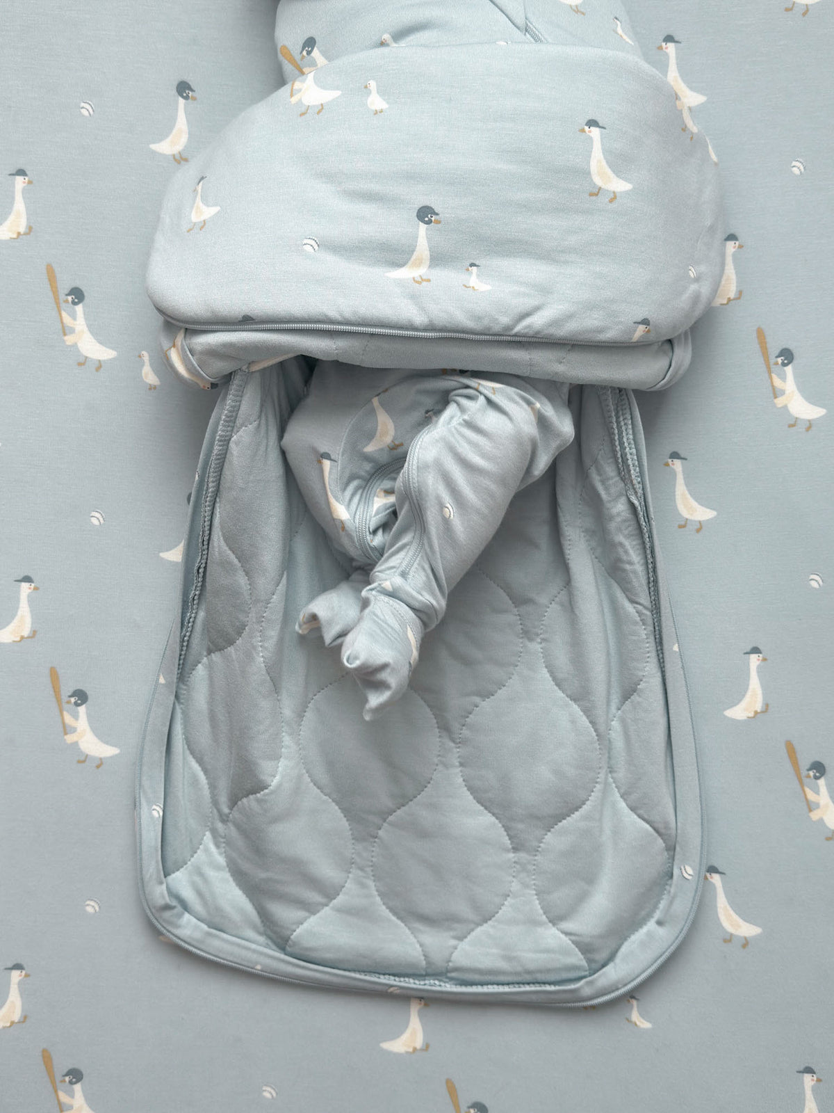 Swaddle Sleep Sack - Baseball Goose/ 1.0 TOG